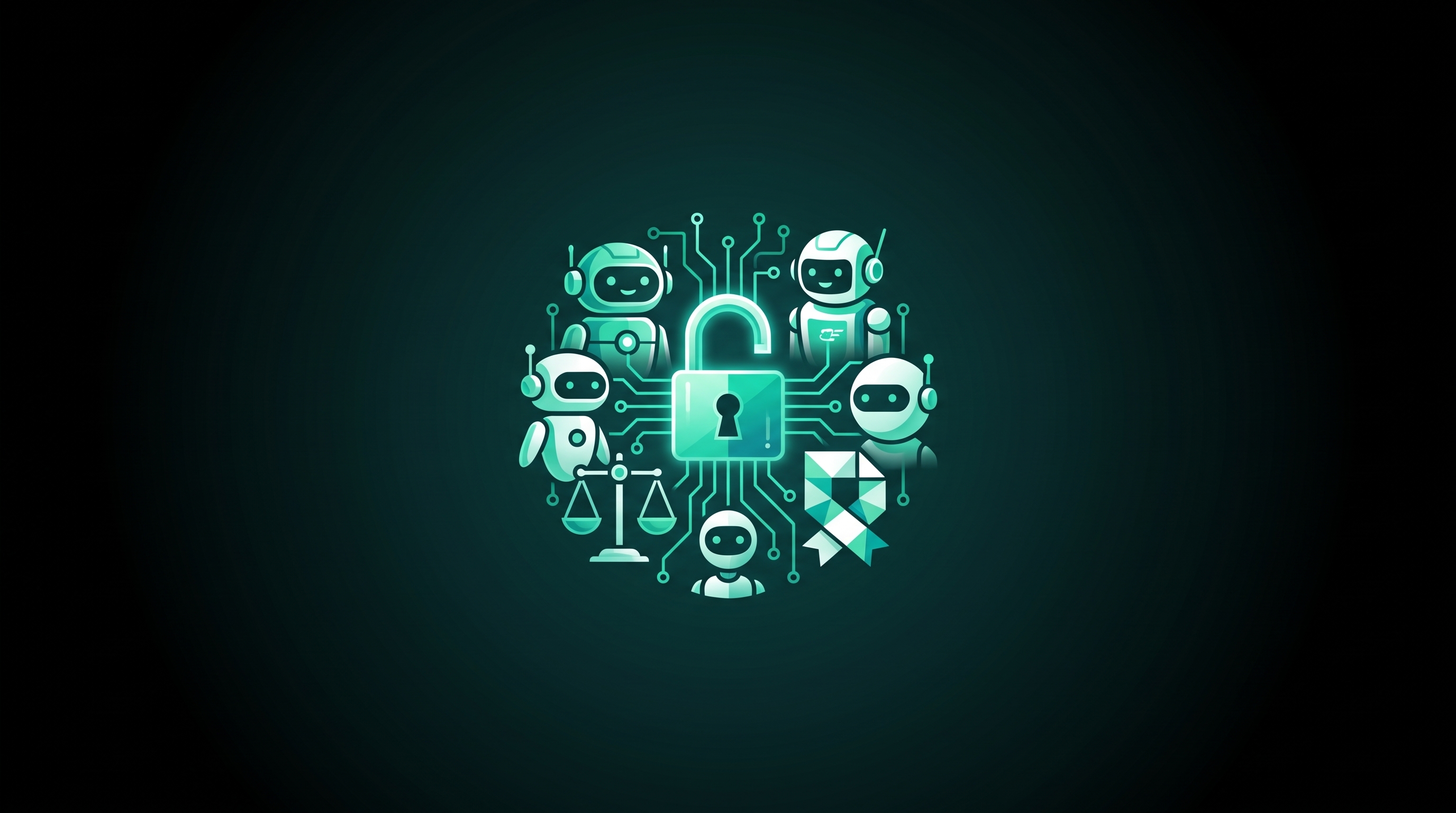 Cover illustration for “Licensing Considerations for Open-Source AI Agents”