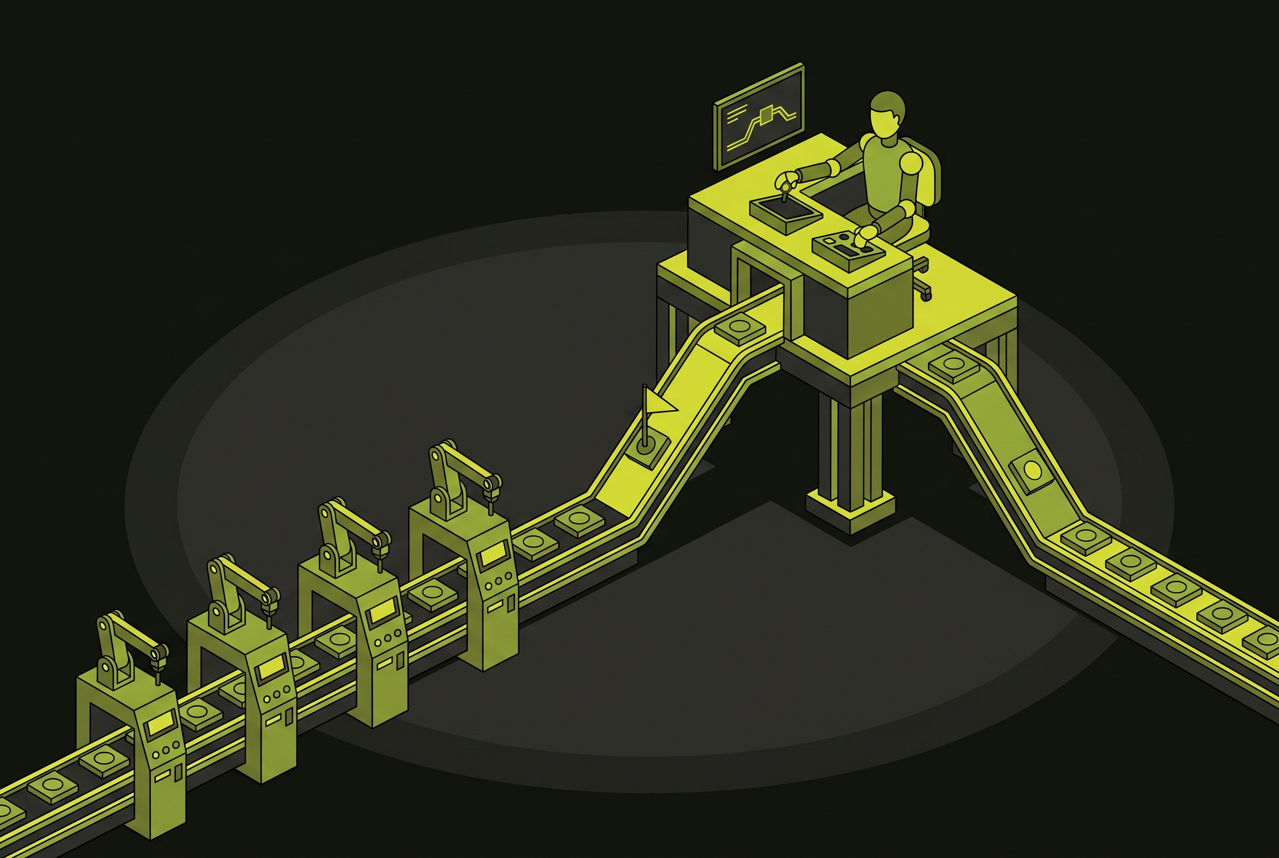 Cover illustration for “Human Escalation Design in Agent-Operated Pipelines”