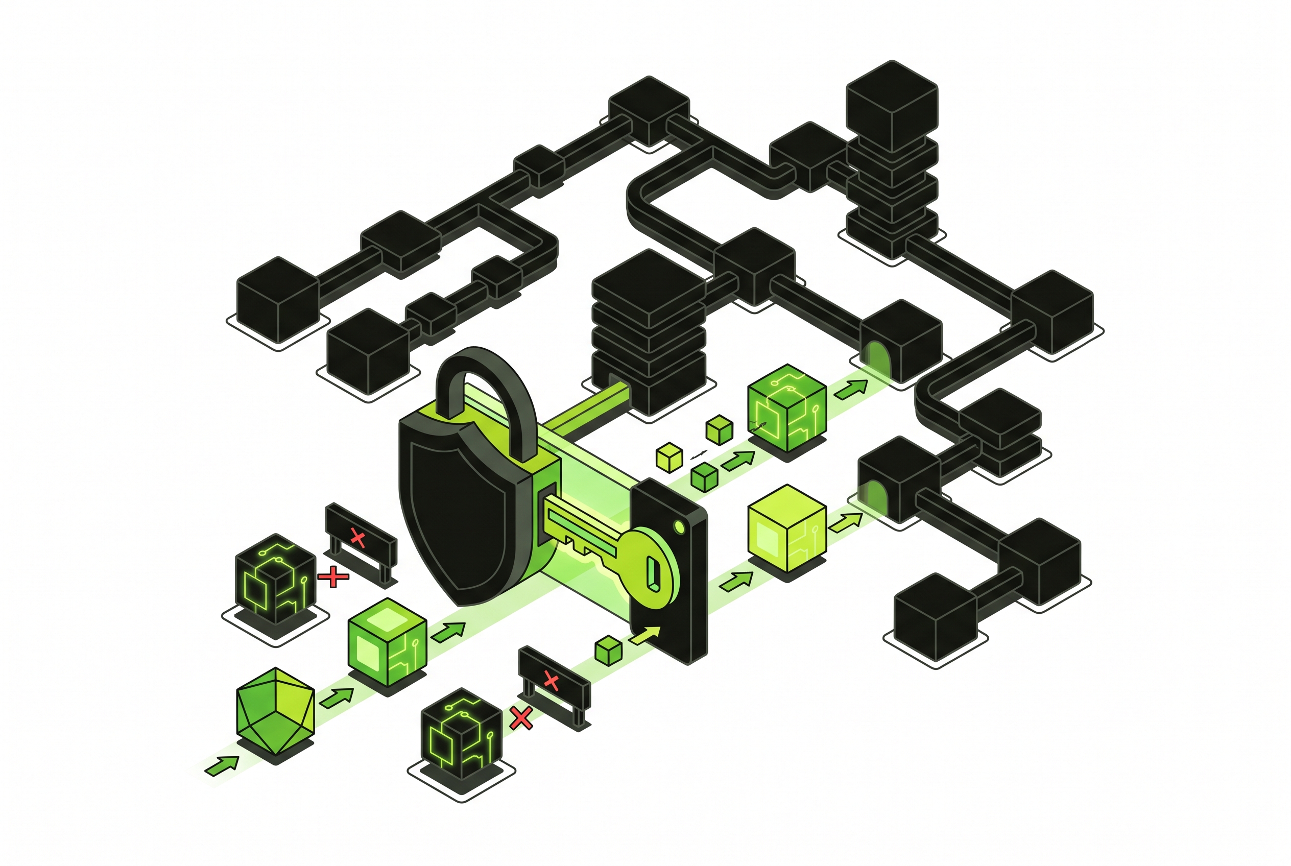 Cover illustration for “Access Control and Permissions for AI Agents in Version Control Systems”