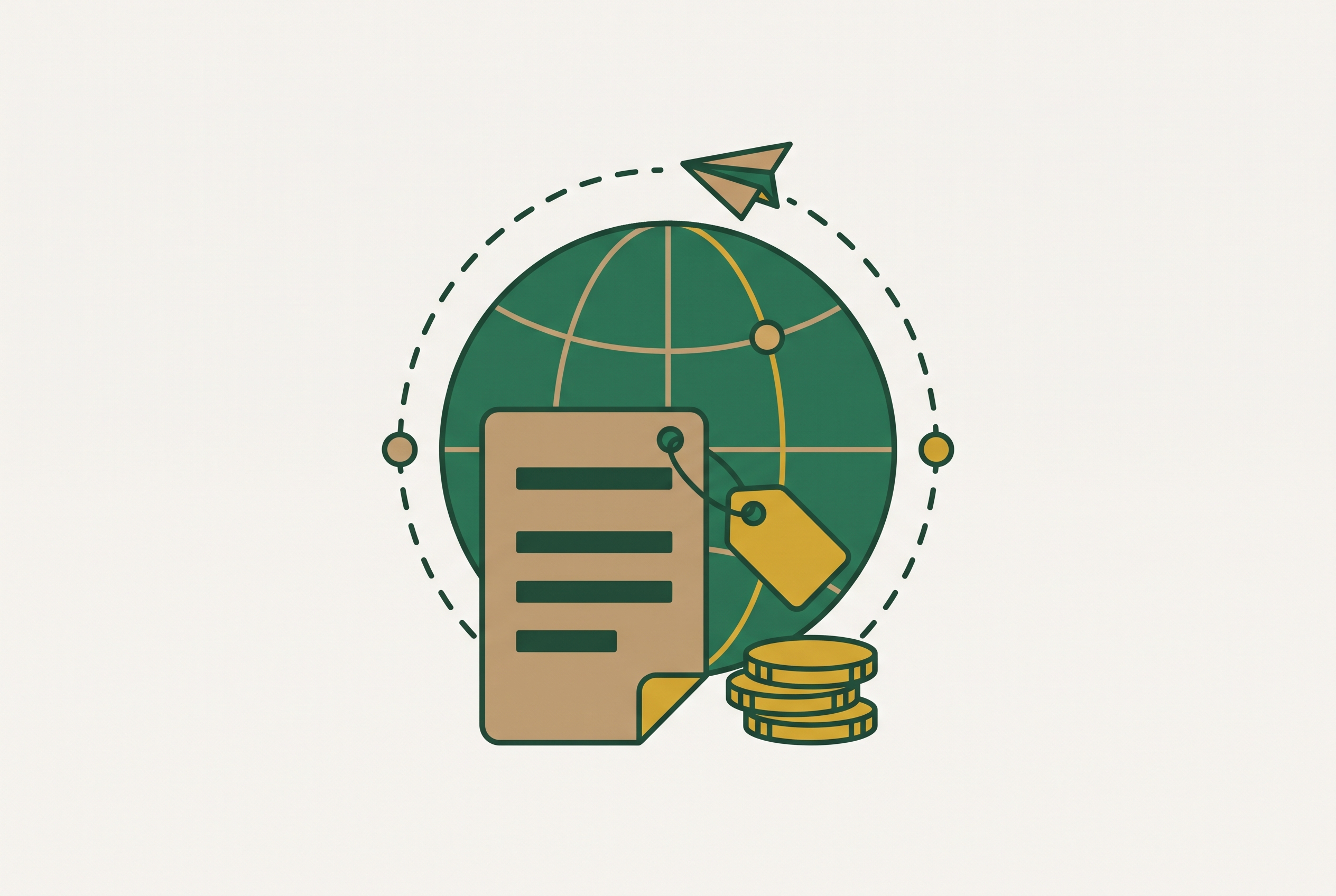 Cover illustration for “Charging Planning Fees for Complex International Itineraries”