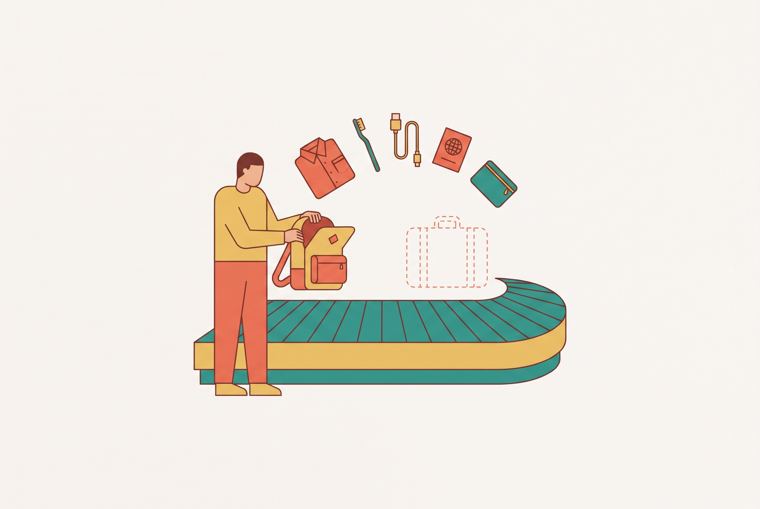 Cover illustration for “Lost Luggage Mid-Trip Survival Playbook”