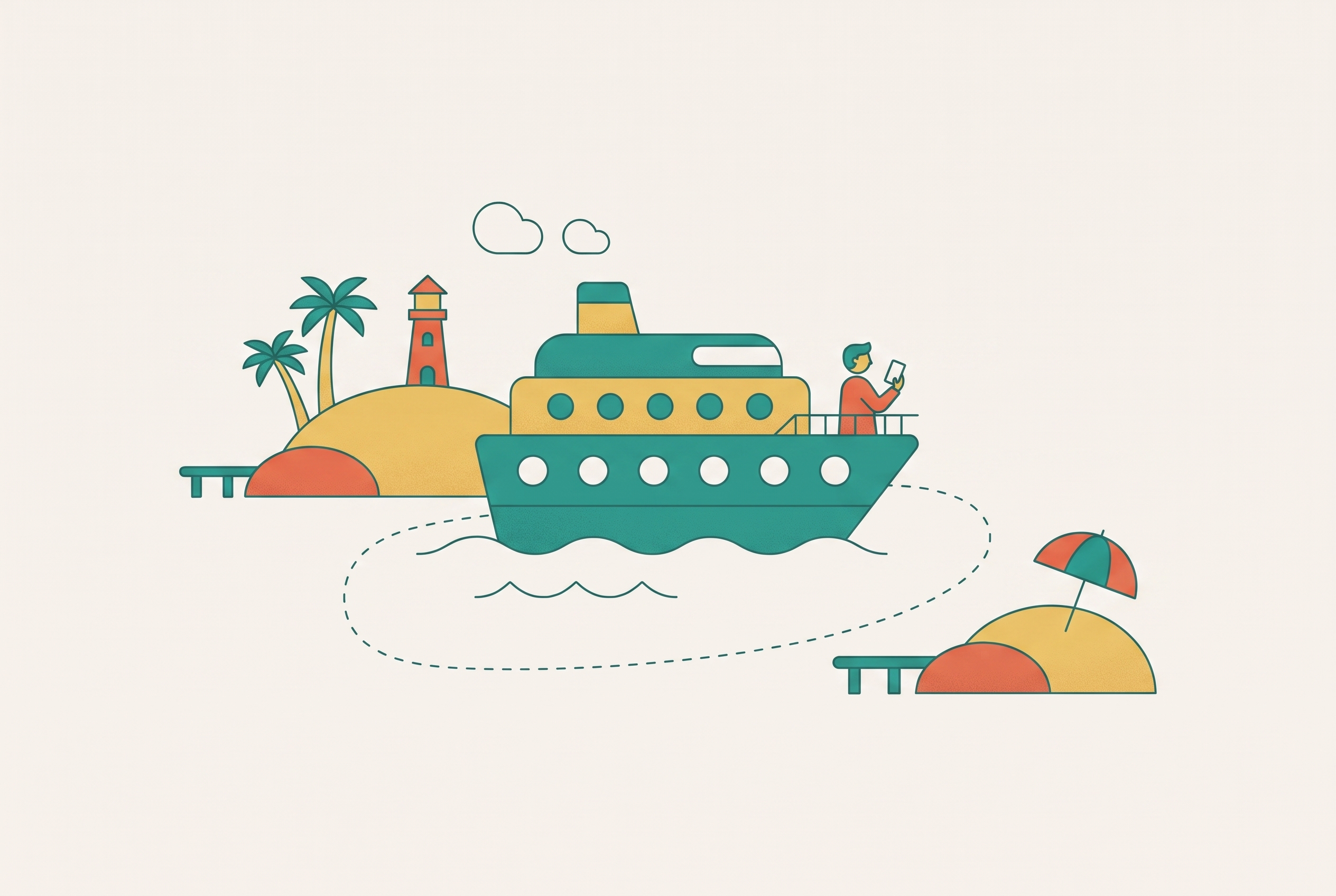 Cover illustration for “Rebooking a Cruise Port Day When the Ship Skips a Stop”