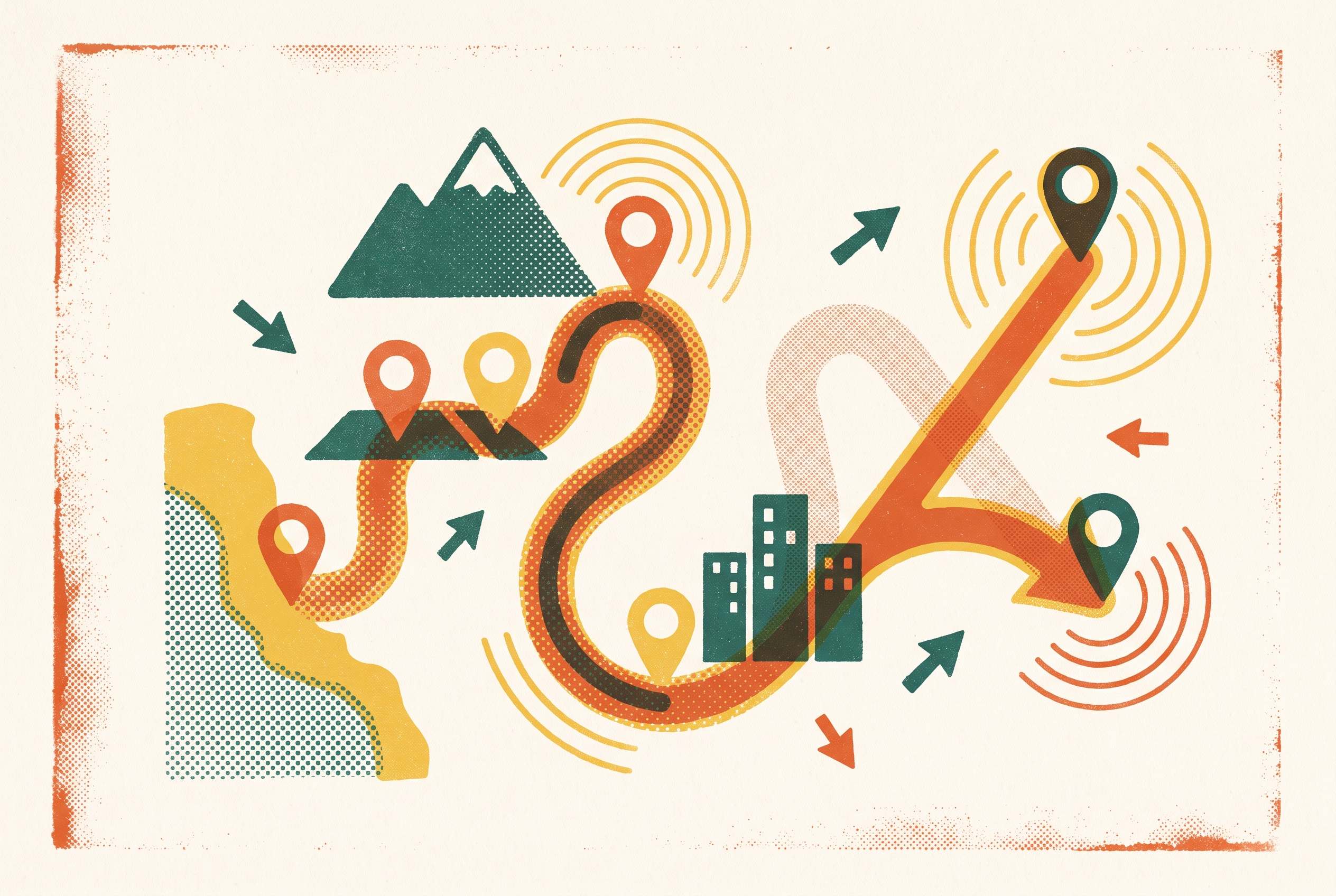 Cover illustration for “AI Travel Planners With Real-Time Itinerary Adjustment”