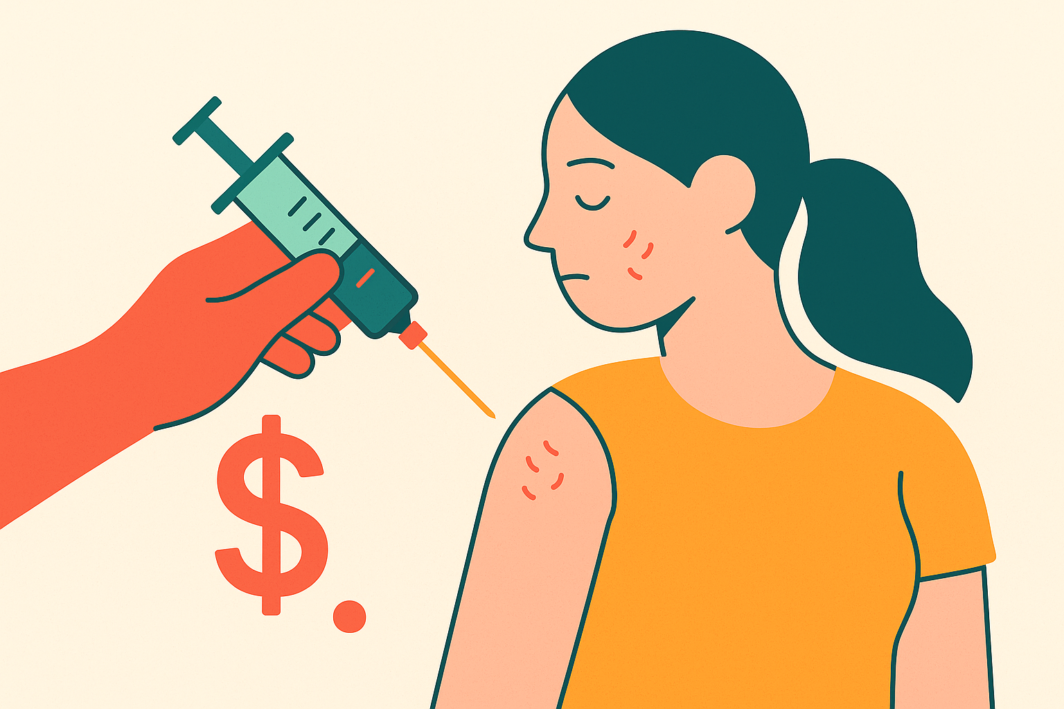 Cover illustration for “Allergy Shot Cost Without Insurance”
