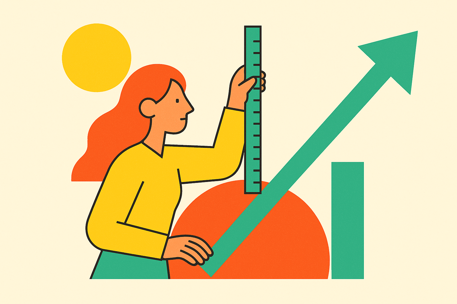 Cover illustration for “Measuring Creative Director Impact on Startup Growth”