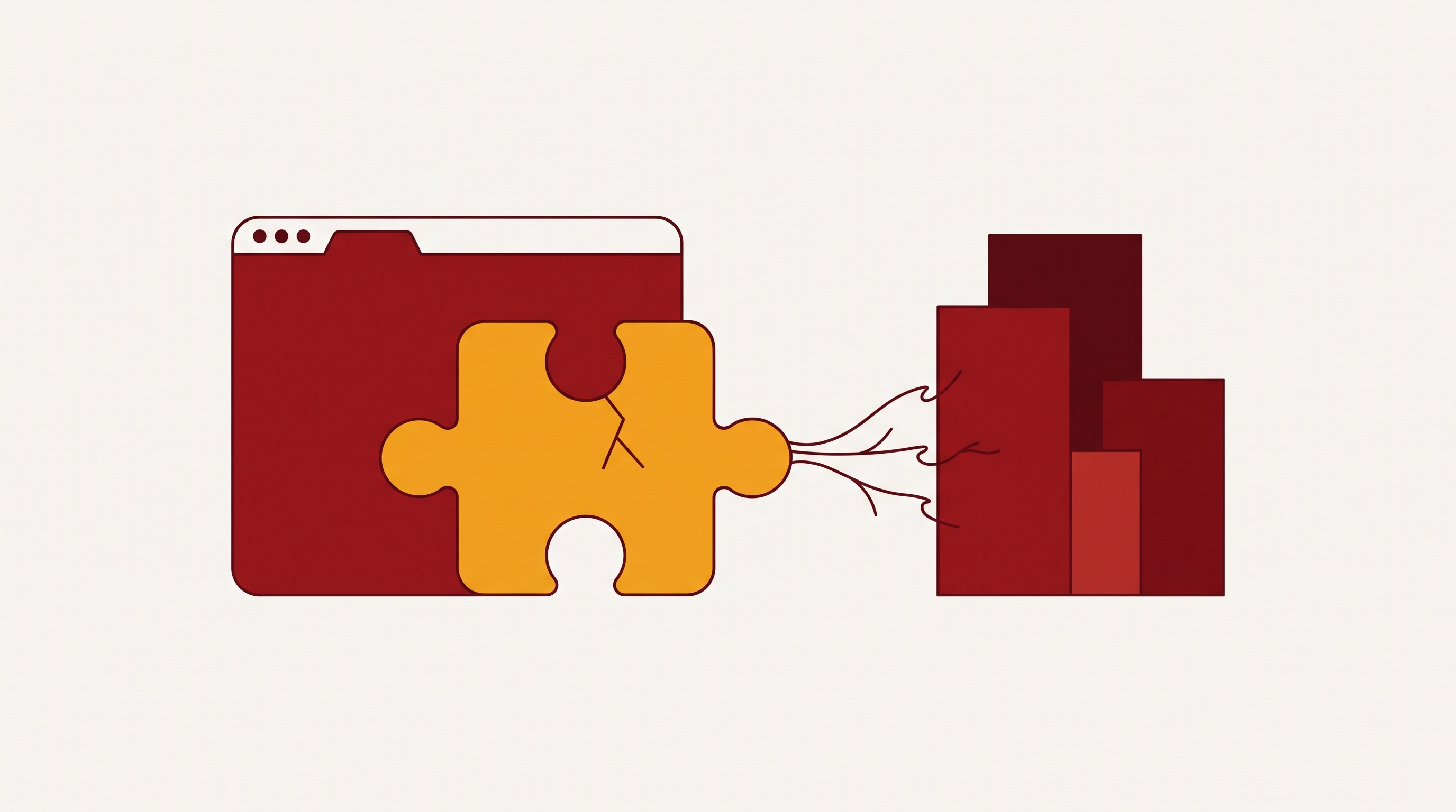 Cover illustration for “AI Browser Extension Risk in Enterprise Environments”