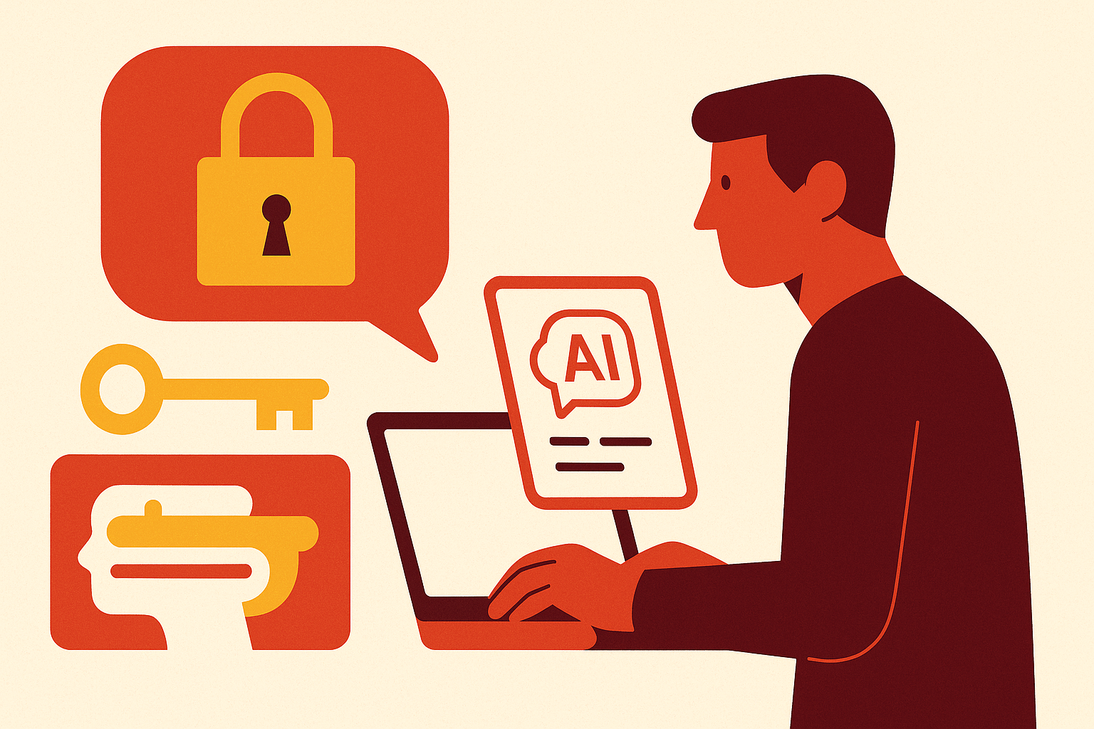 Cover illustration for “Secrets and Credential Leakage Risks in AI Coding Assistants”