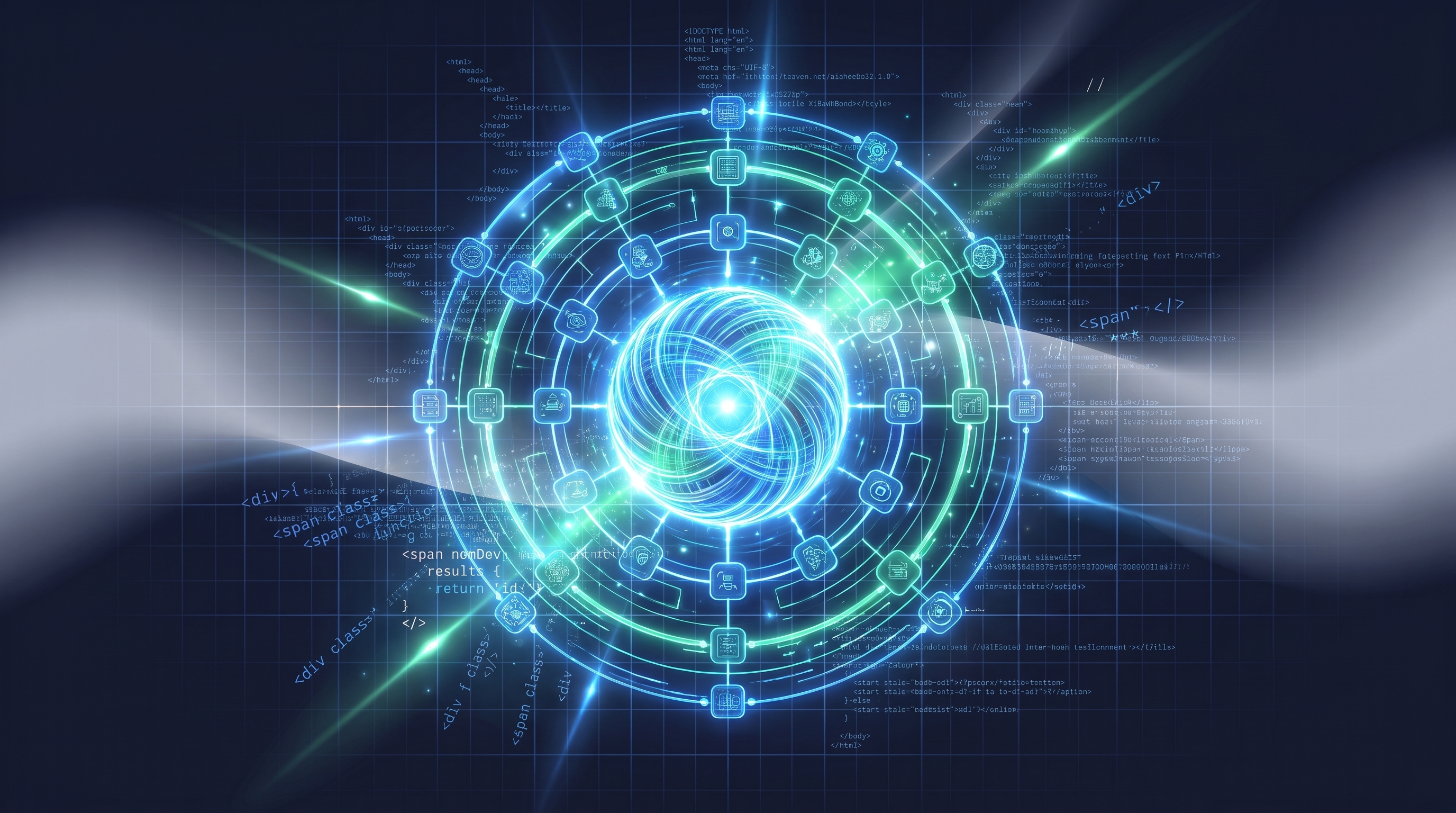Cover illustration for “Deep Research Agent Architecture Overview”