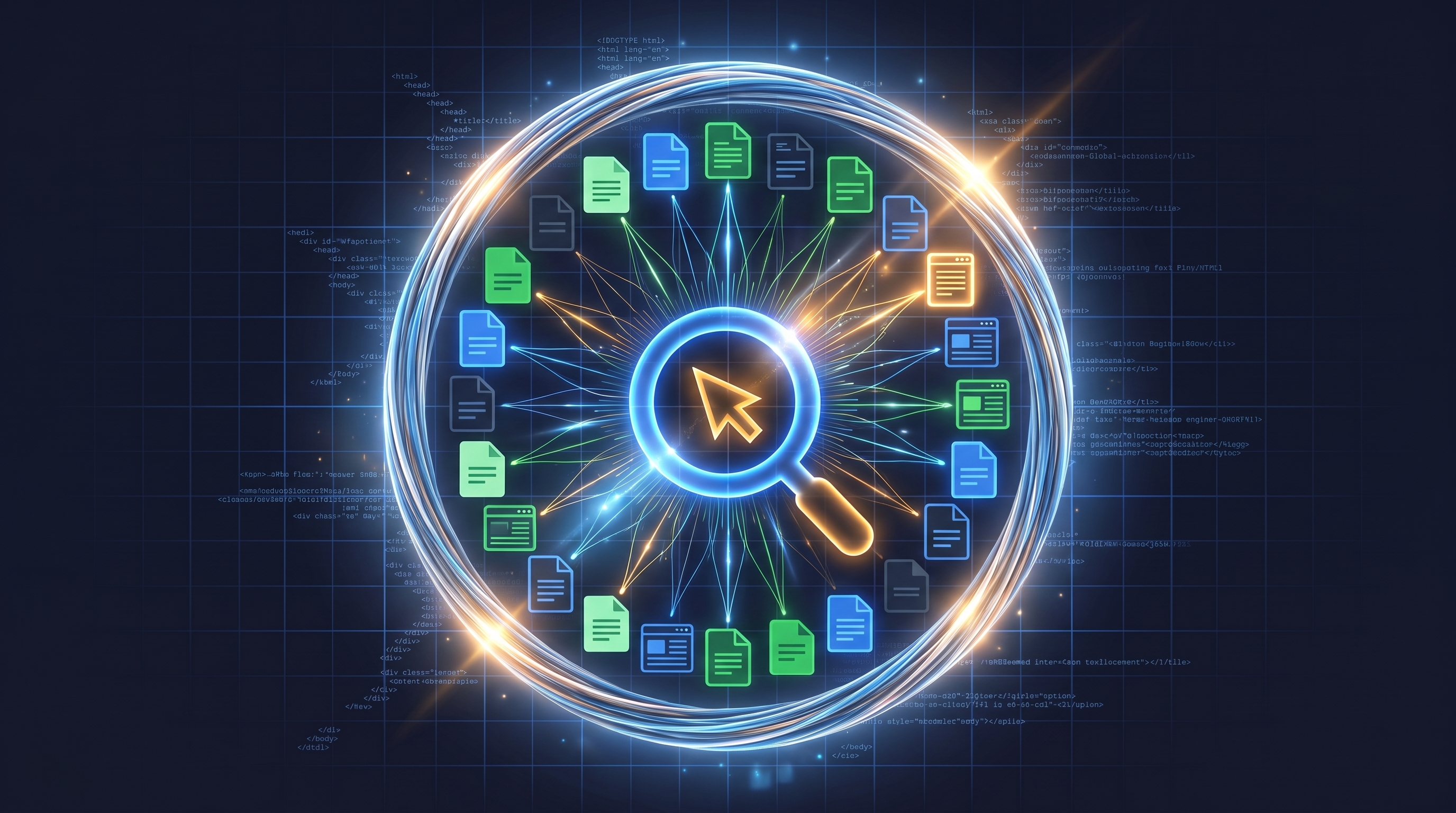 Cover illustration for “How AI Search Engines Select and Cite Sources”