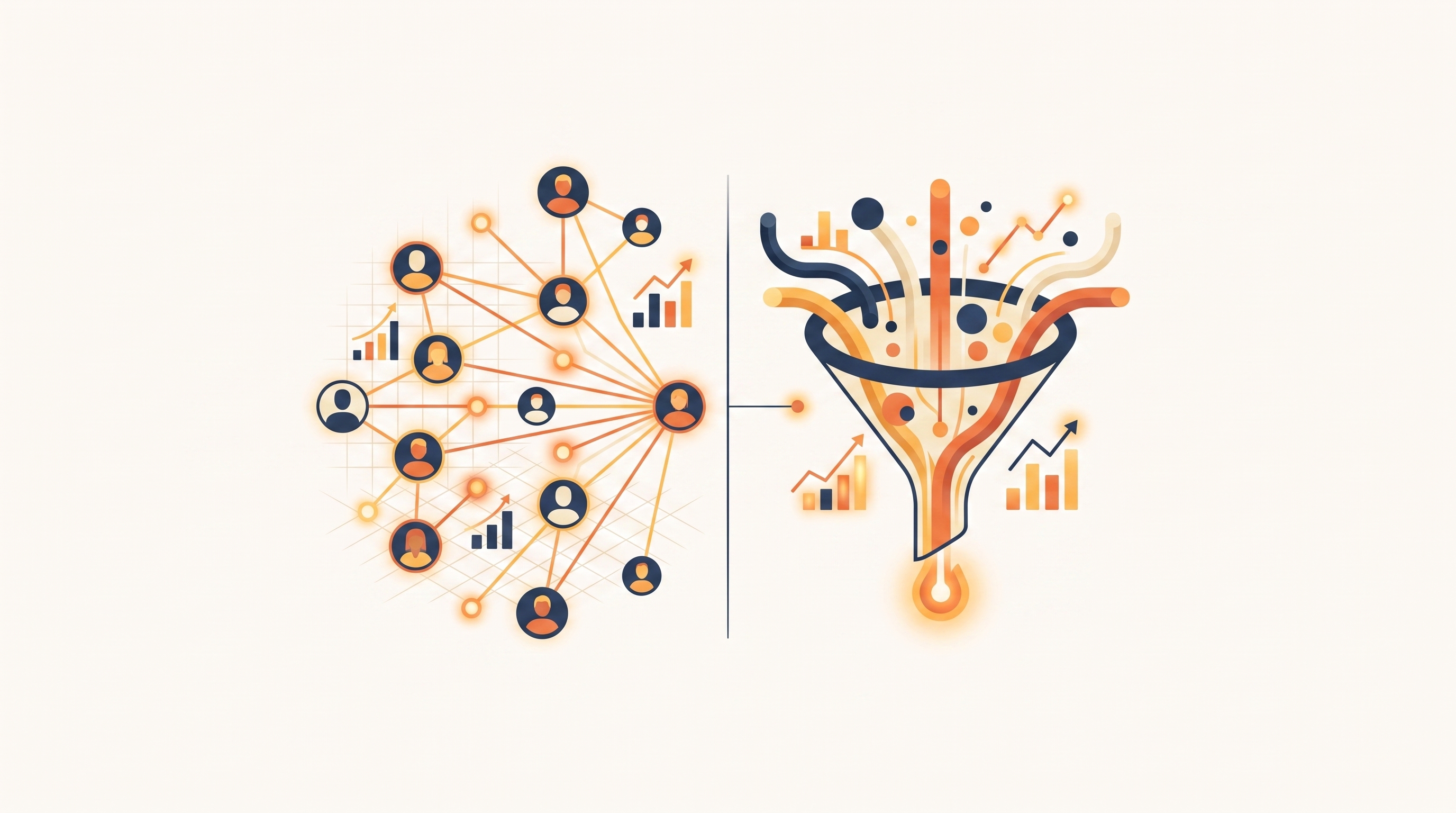 Cover illustration for “LinkedIn Demand Generation vs. Lead Generation Campaign Strategy”