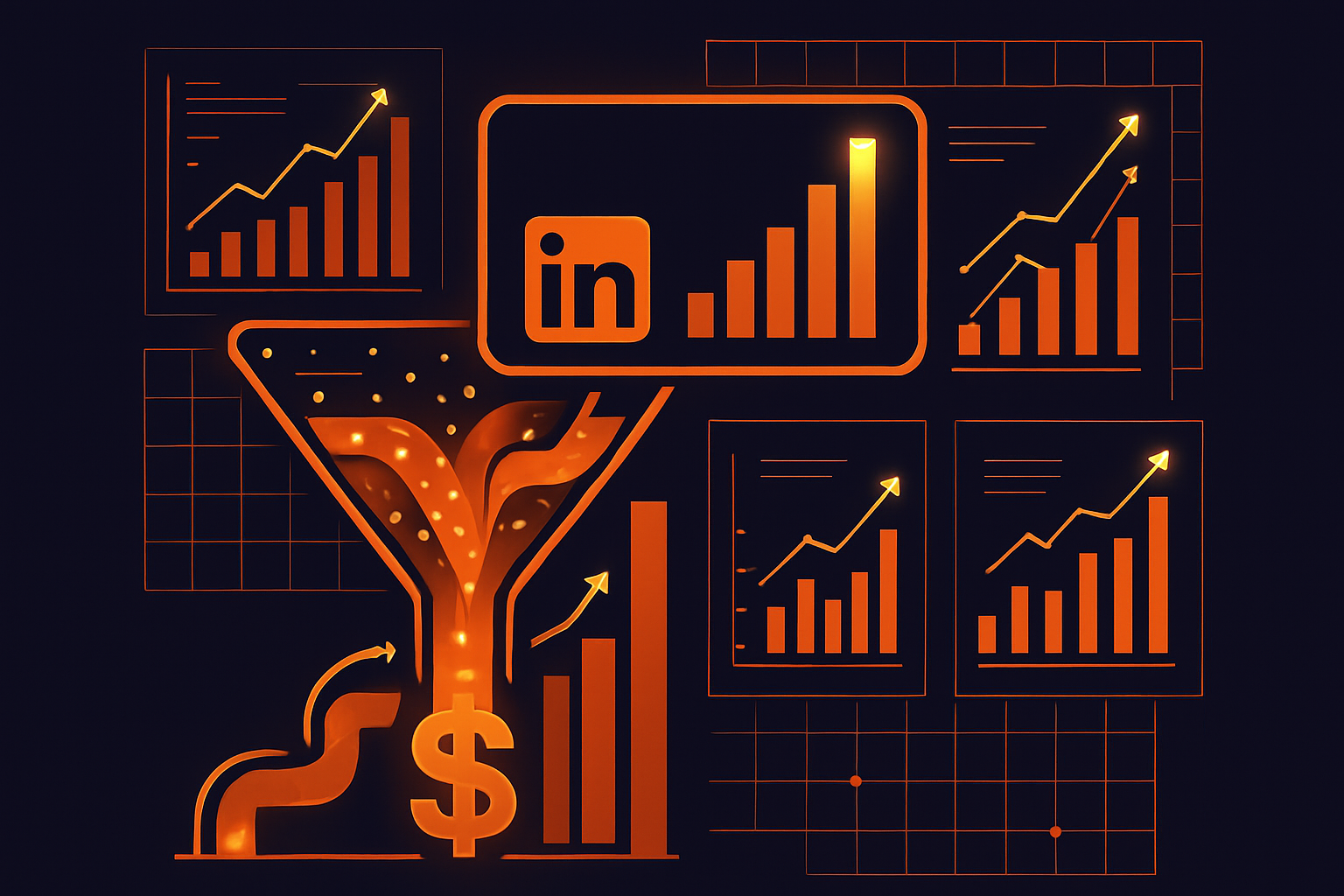 Cover illustration for “LinkedIn Matched Audiences for Account-Based Targeting”