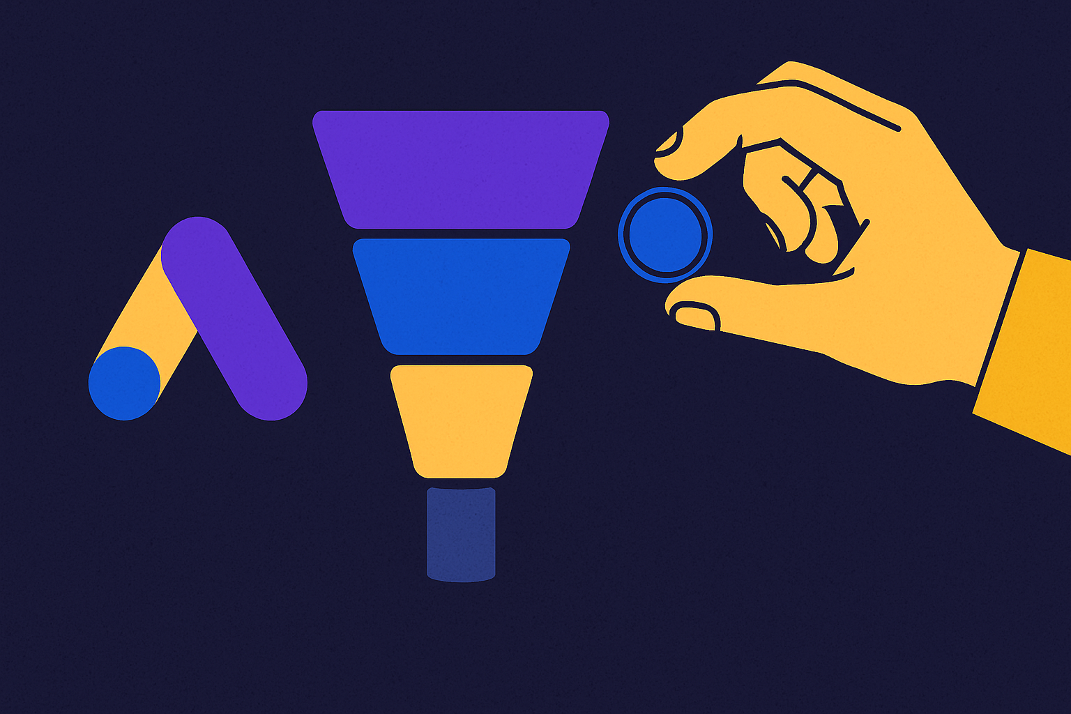 Cover illustration for “Google Ads Budget Allocation Across B2B Revenue Stages”