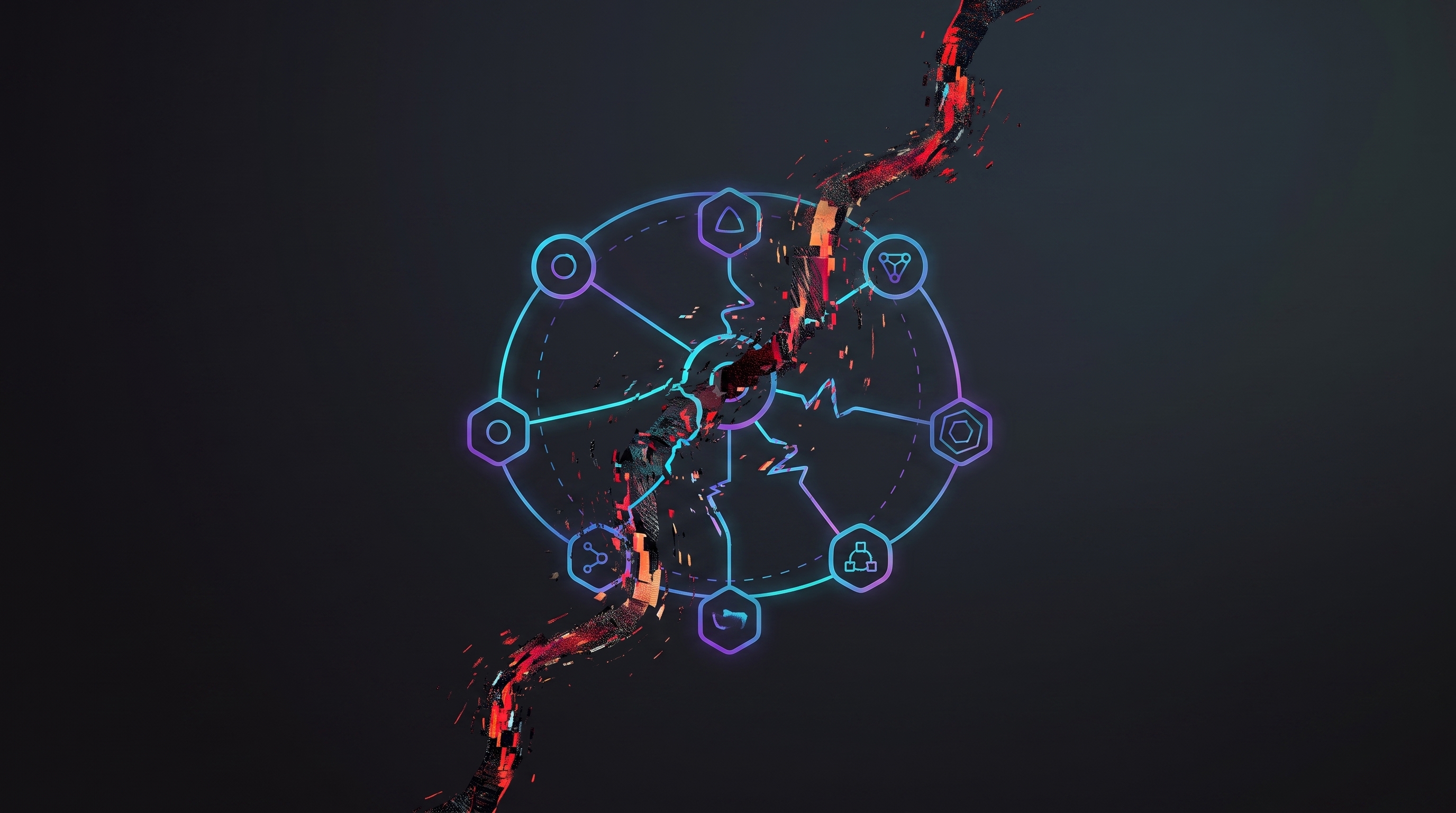Cover illustration for “Prompt Injection Attacks on Production Agents”