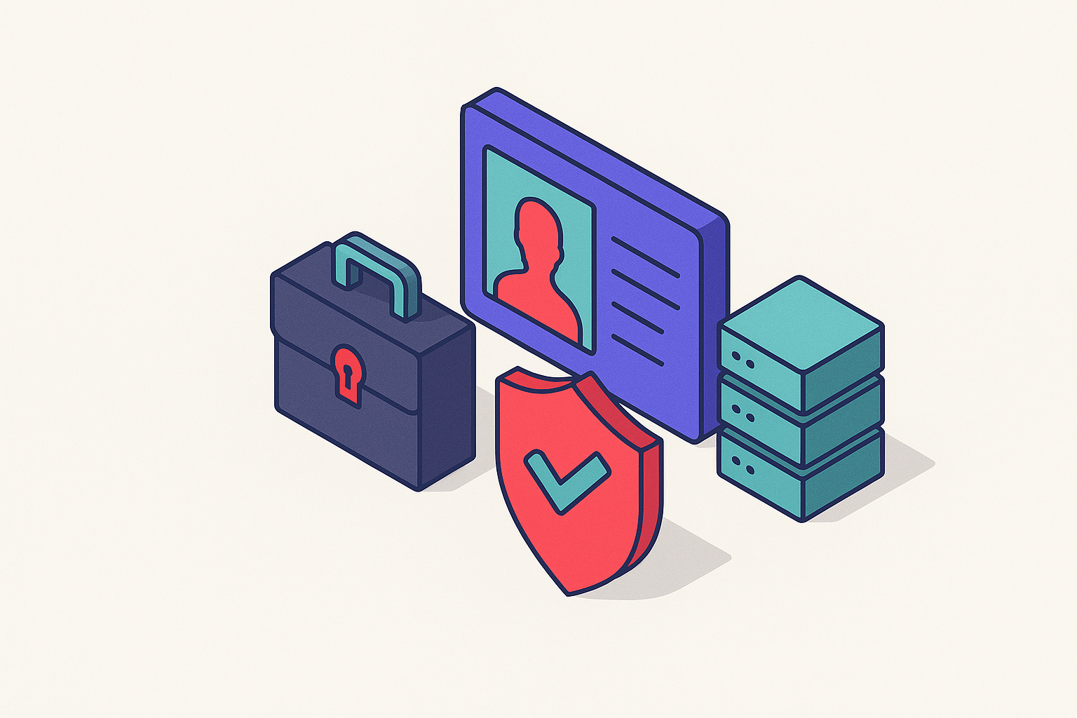 Cover illustration for “Agent Identity and Authentication in Distributed Systems”