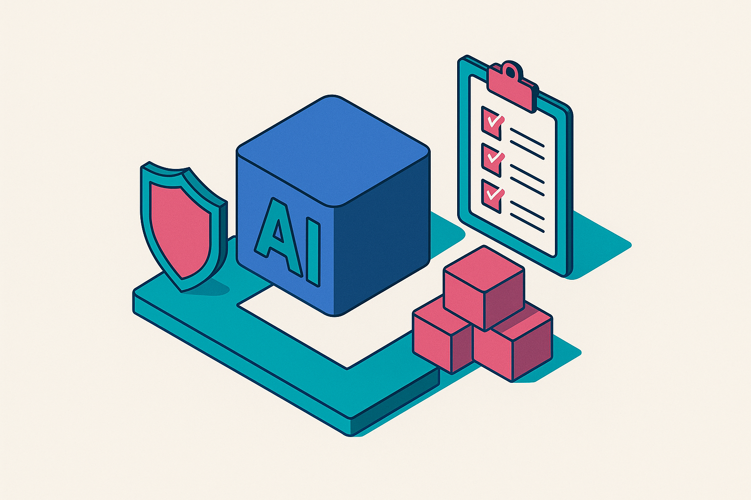 Cover illustration for “AI Governance Risk Evaluation in Regulated Enterprises”