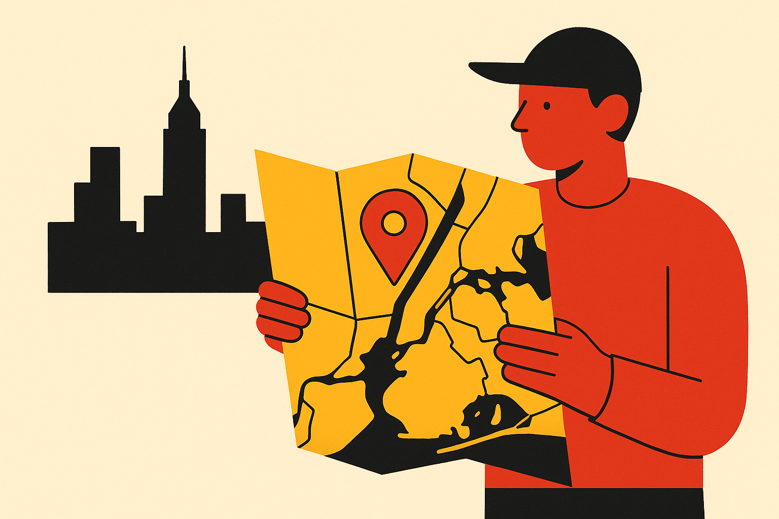Cover illustration for “NYC Neighborhoods Where Startup Founders Actually Live”