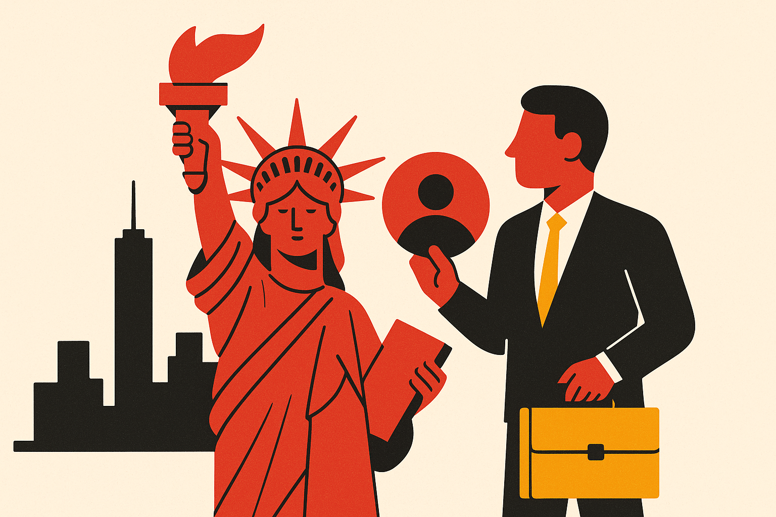 Cover illustration for “Using NYC Investor Introductions to Land First Enterprise Customers”