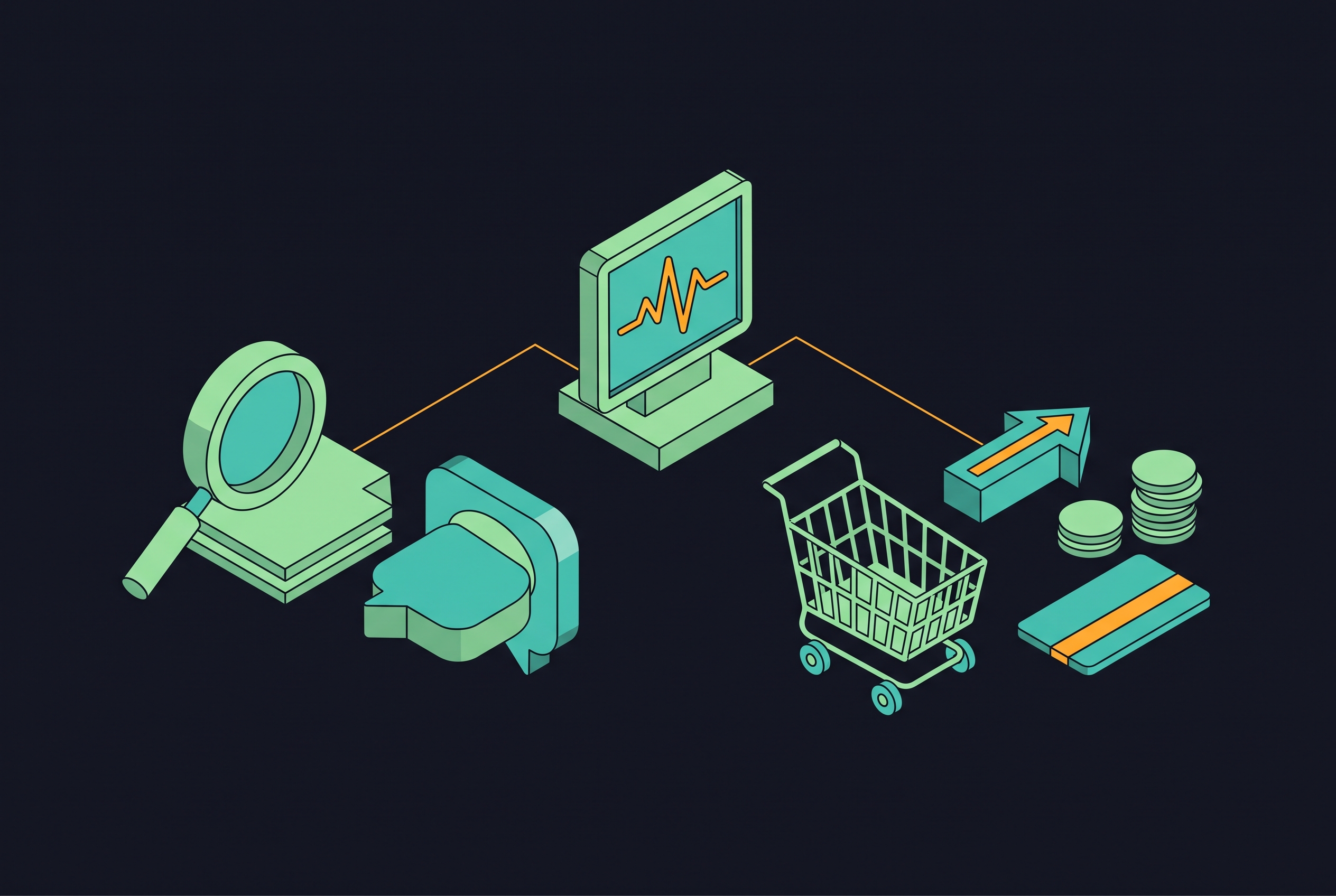 Cover illustration for “Informational vs Transactional Prompts in AEO Monitoring”
