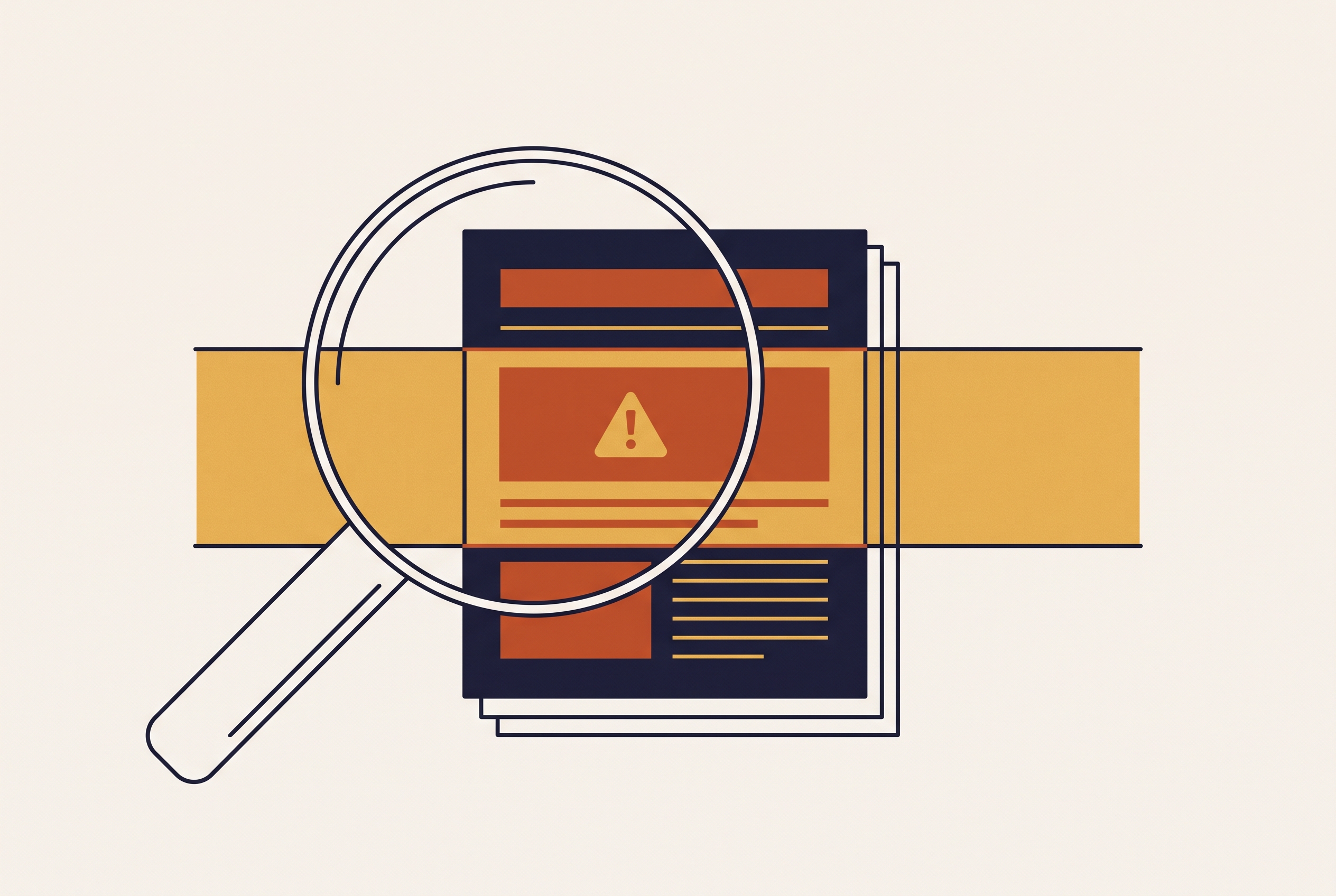Cover illustration for “AI Detection Risks in AEO Content Programs”