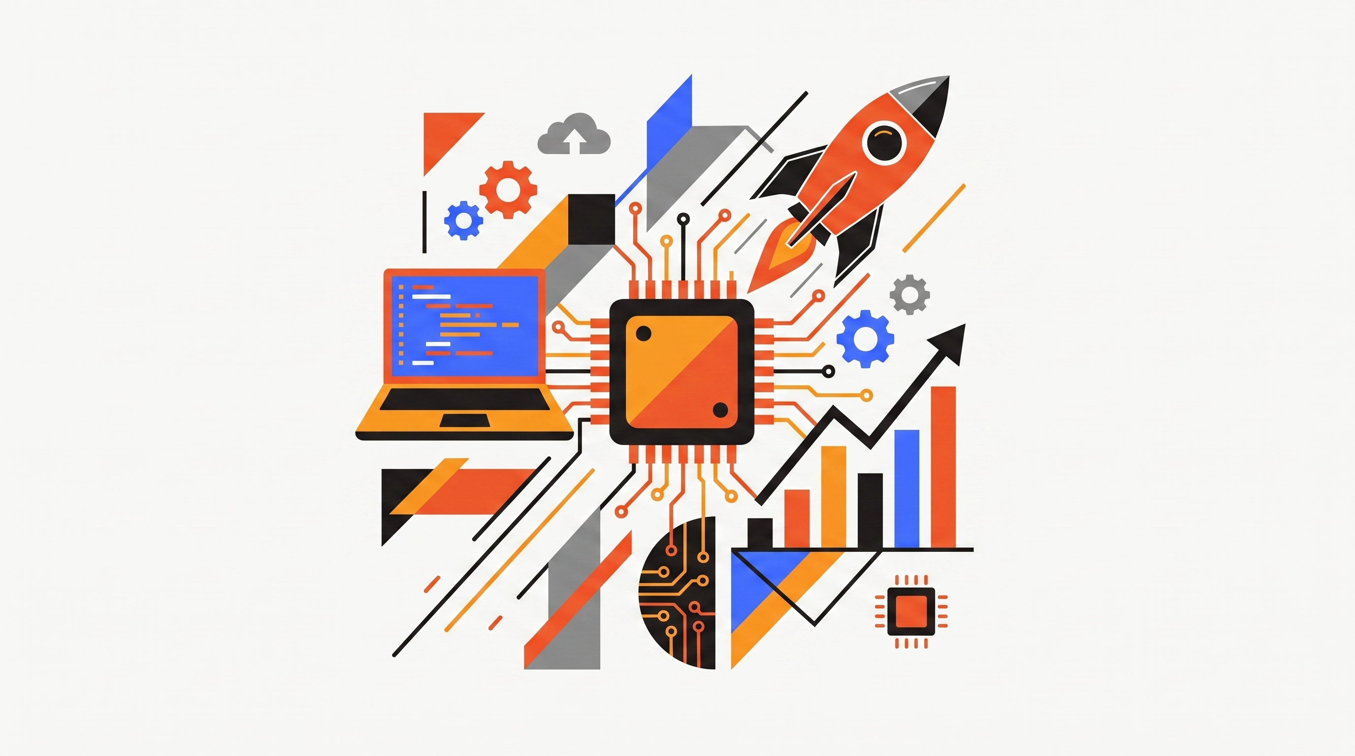 Cover illustration for “Top Accelerators for B2B SaaS Startups”