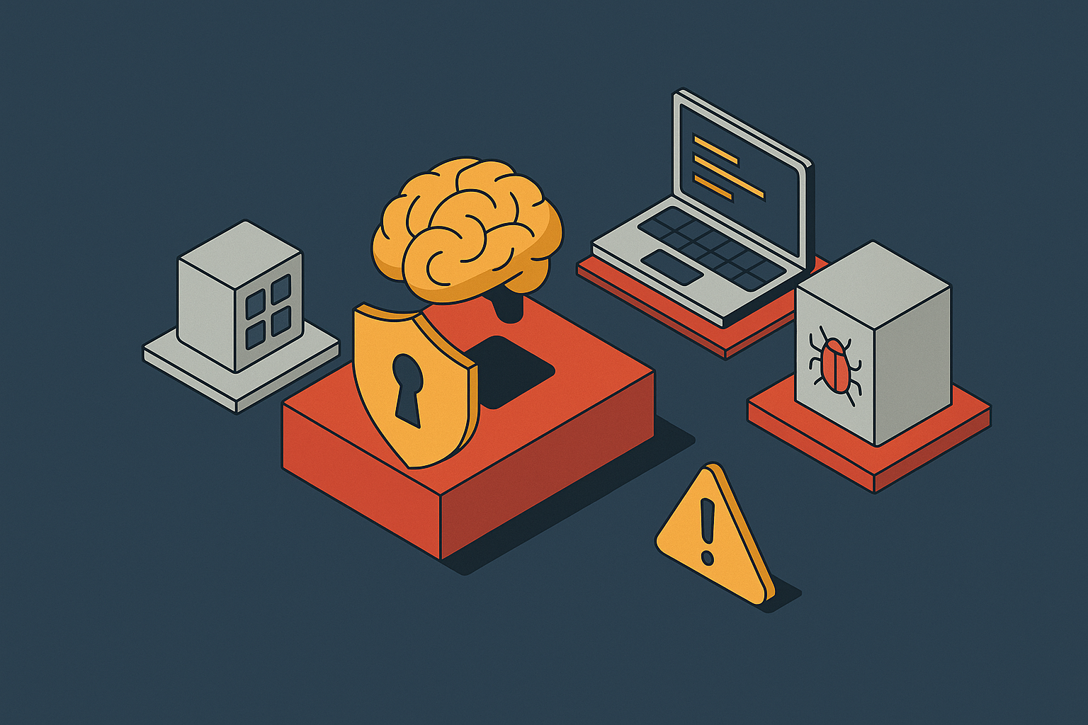 Cover illustration for “LLM Threat Modeling for Enterprise Applications”