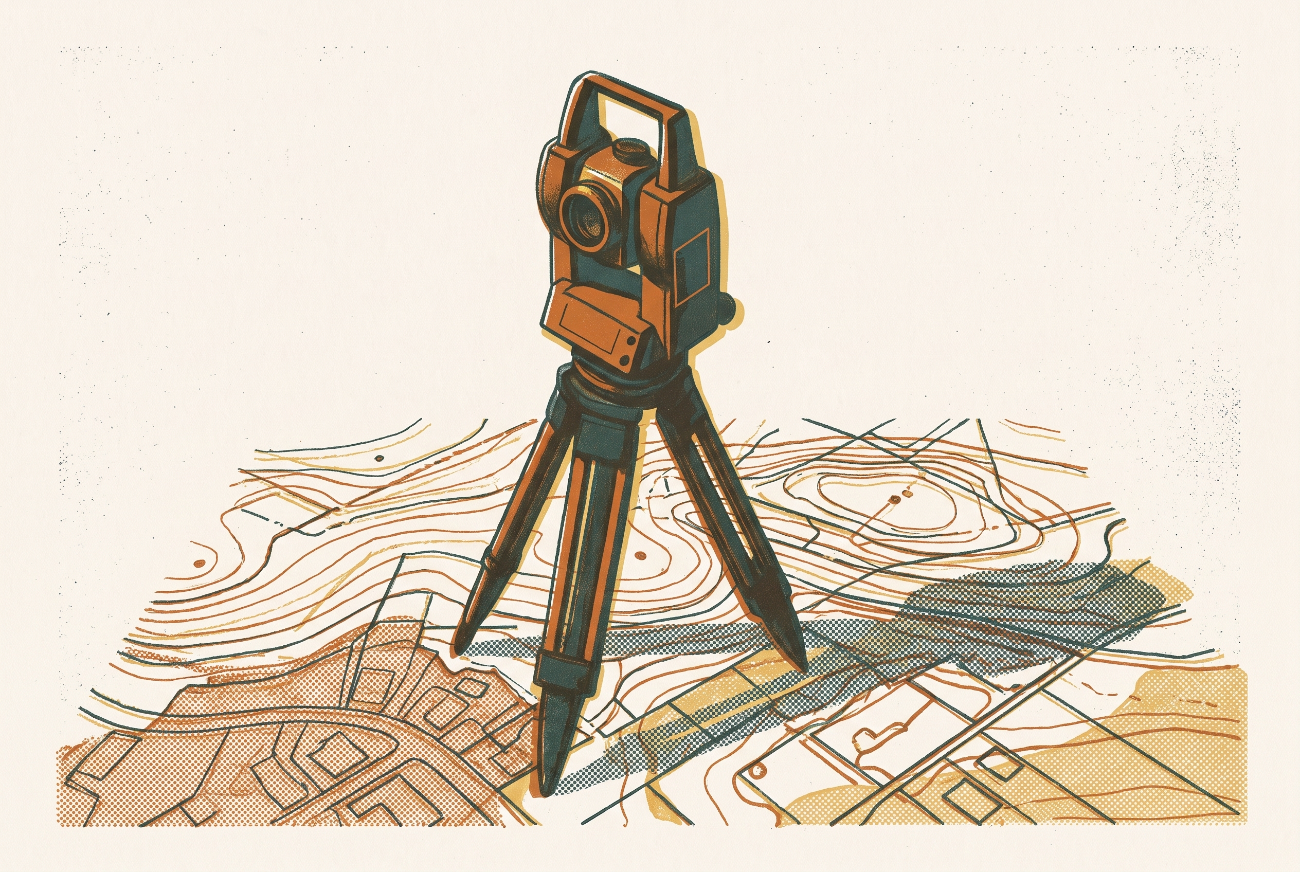 Cover illustration for “Setting Up an Existing-Conditions Base in Civil 3D From ALTA Survey Data”