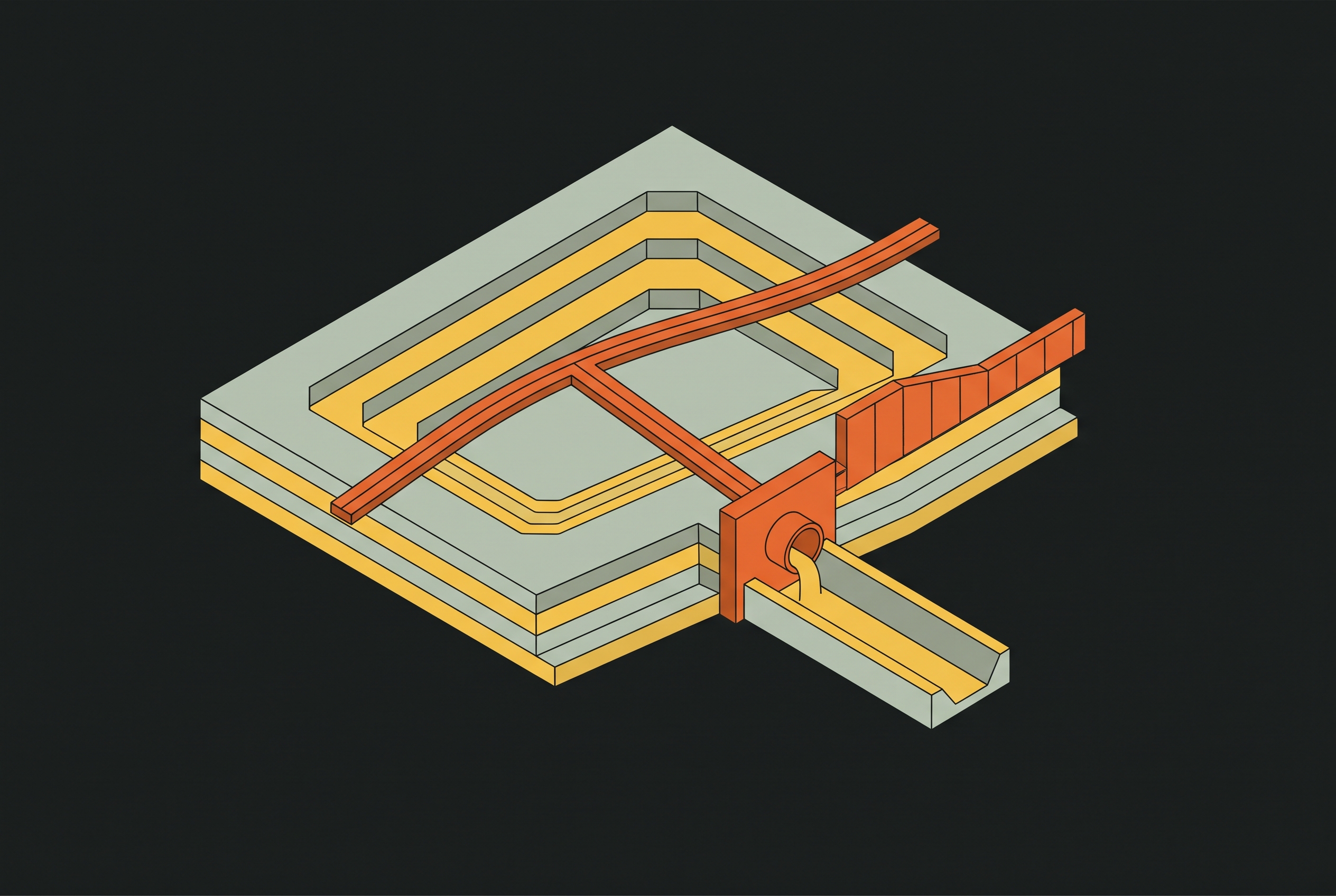Cover illustration for “Civil 3D Alignment and Profile Design for Detention Basin Outfalls”