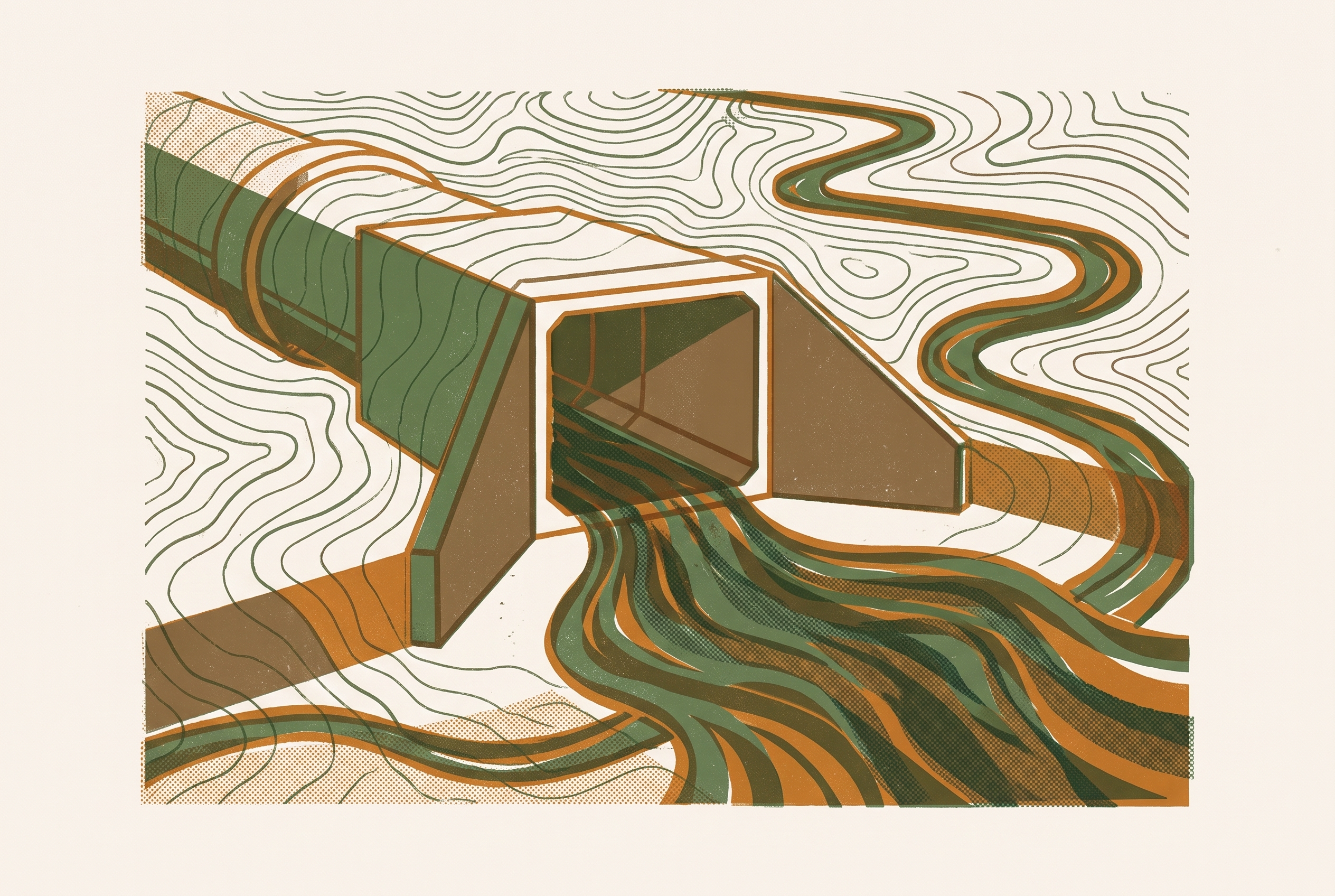Cover illustration for “LOMR Approval Case Study for Culvert Replacement Projects”