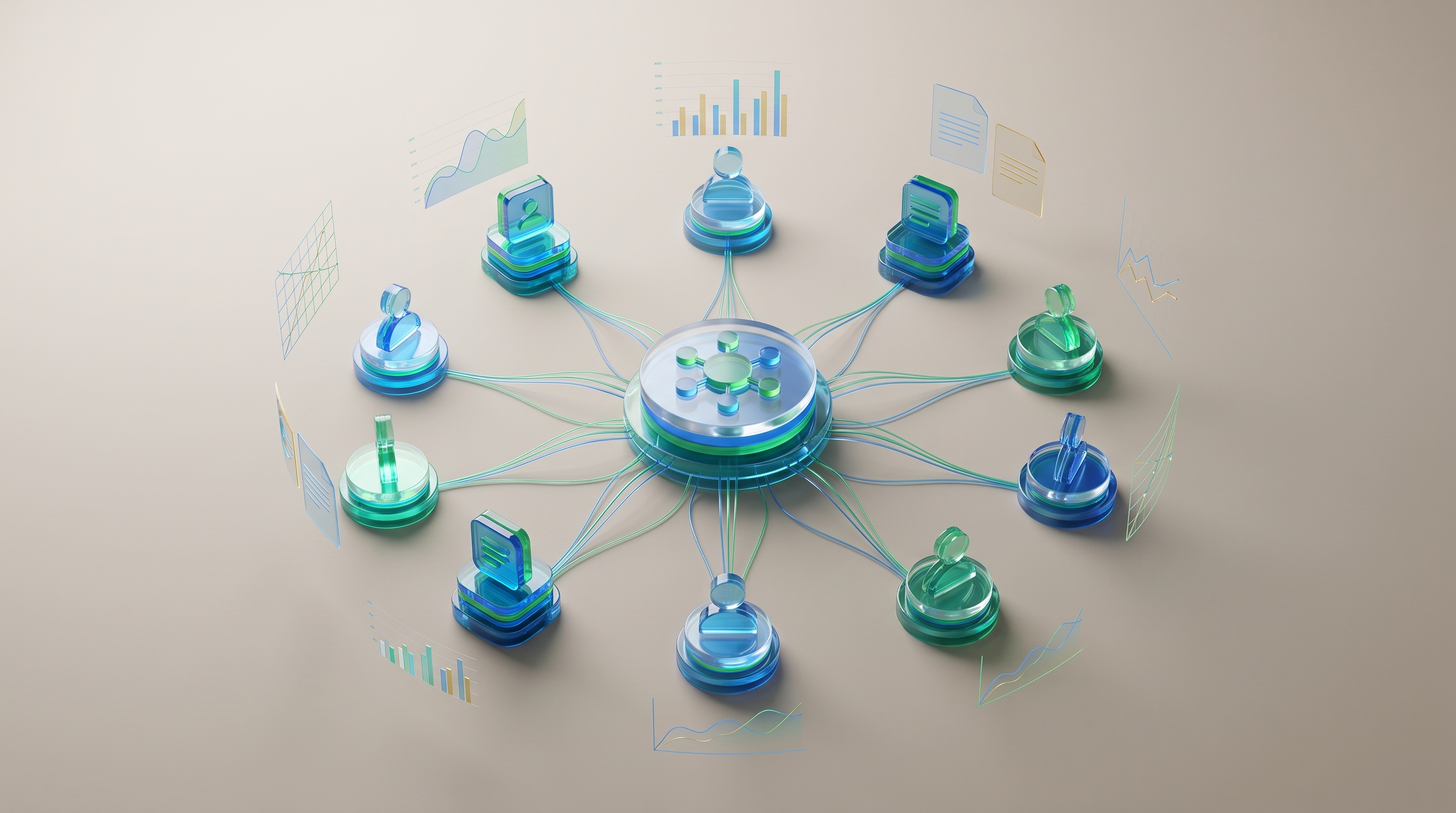 Cover illustration for “Multi-Agent Coordination and MCP”
