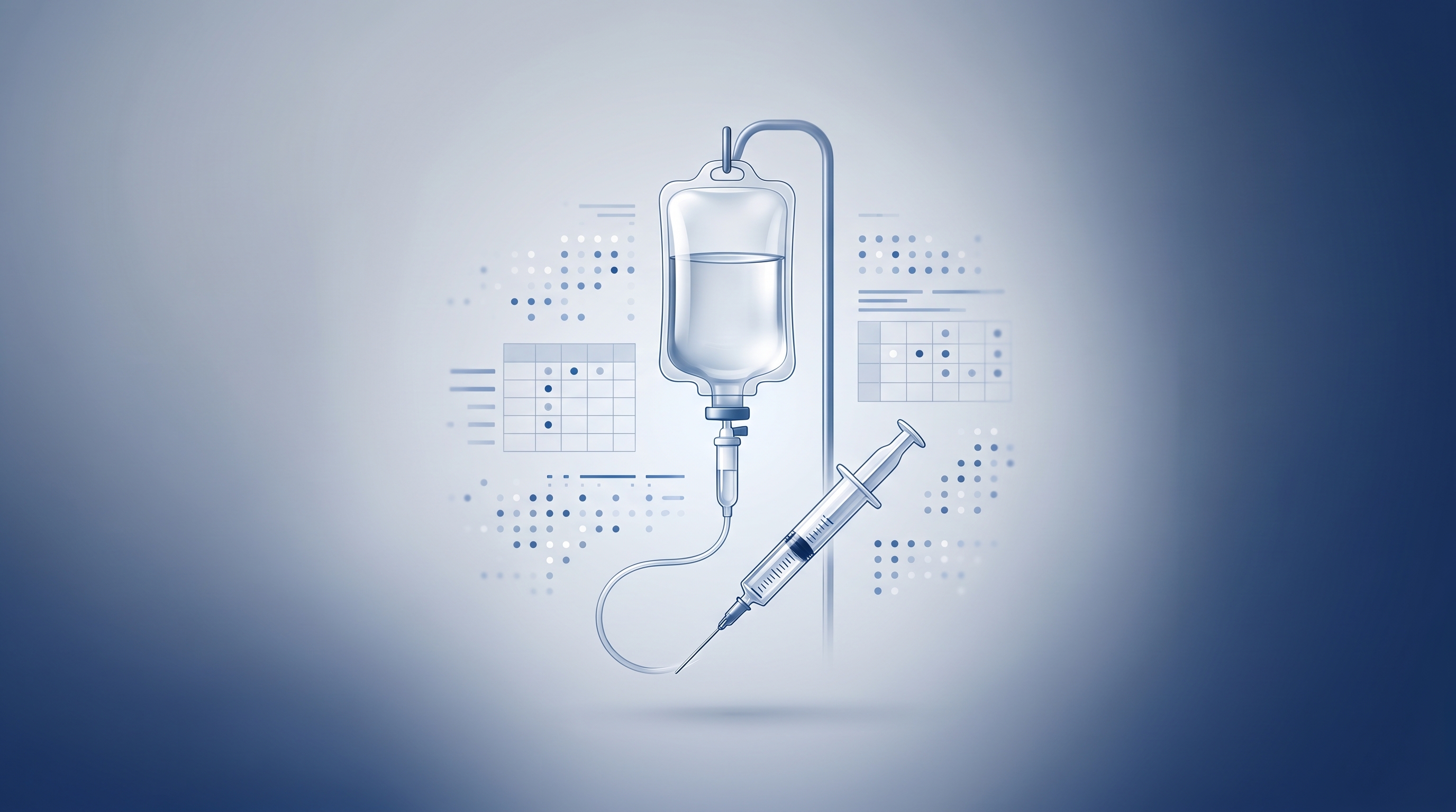Cover illustration for “Infusion and Injection Coding Cheat Sheet 2025”