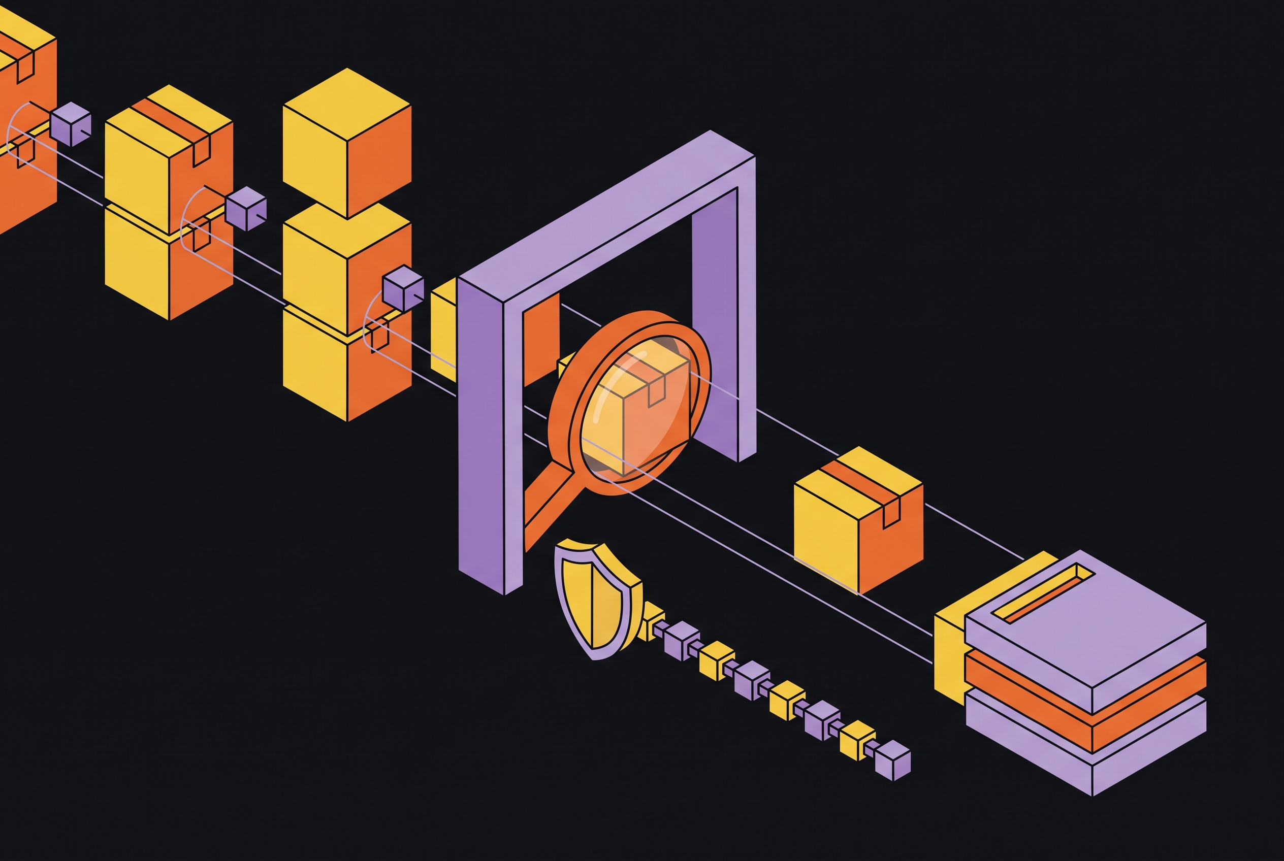 Cover illustration for “Verifying Upstream Nixpkgs Derivation Provenance Before Consuming It”