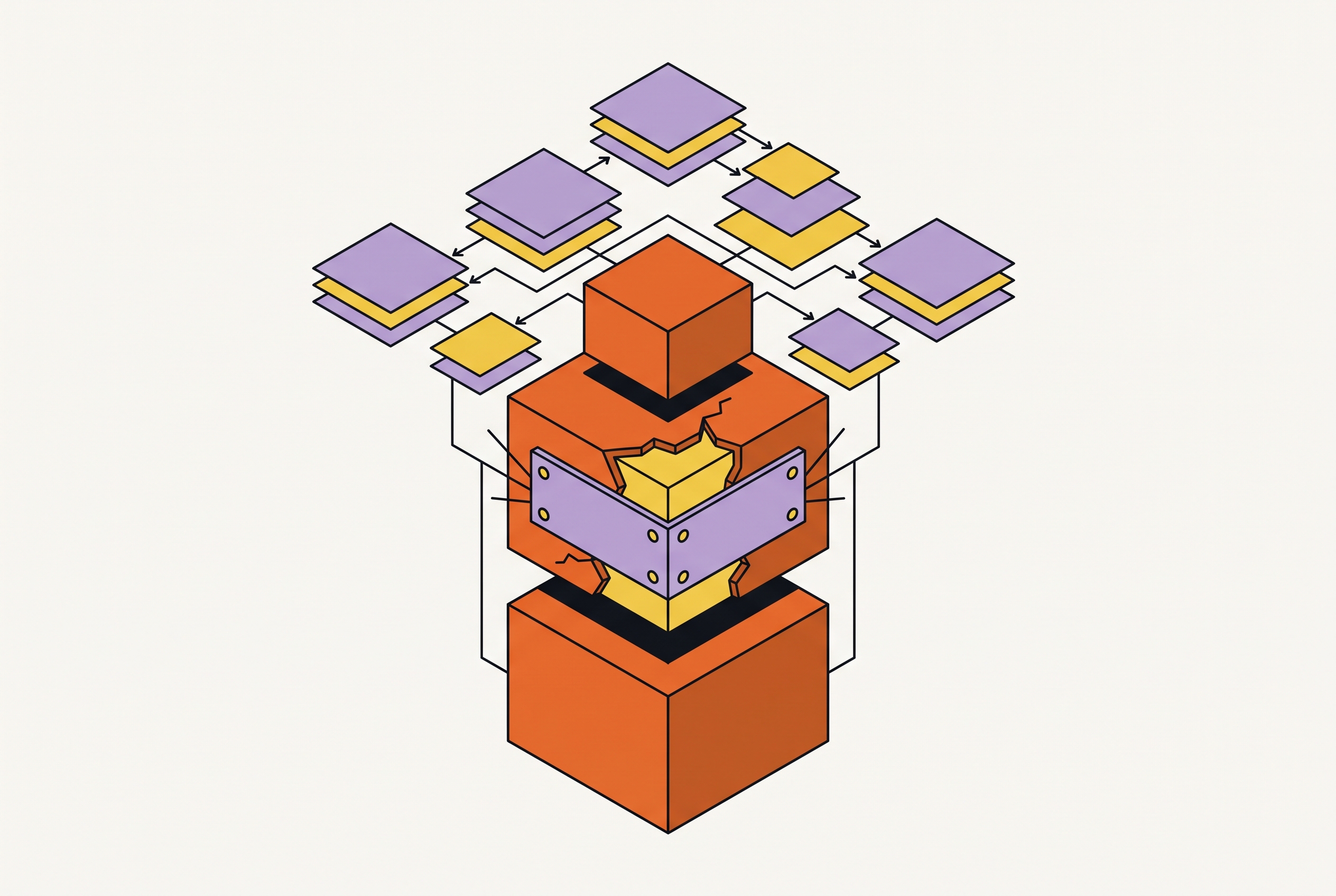 Cover illustration for “Patching Vulnerable Derivations With Nix Overlays”