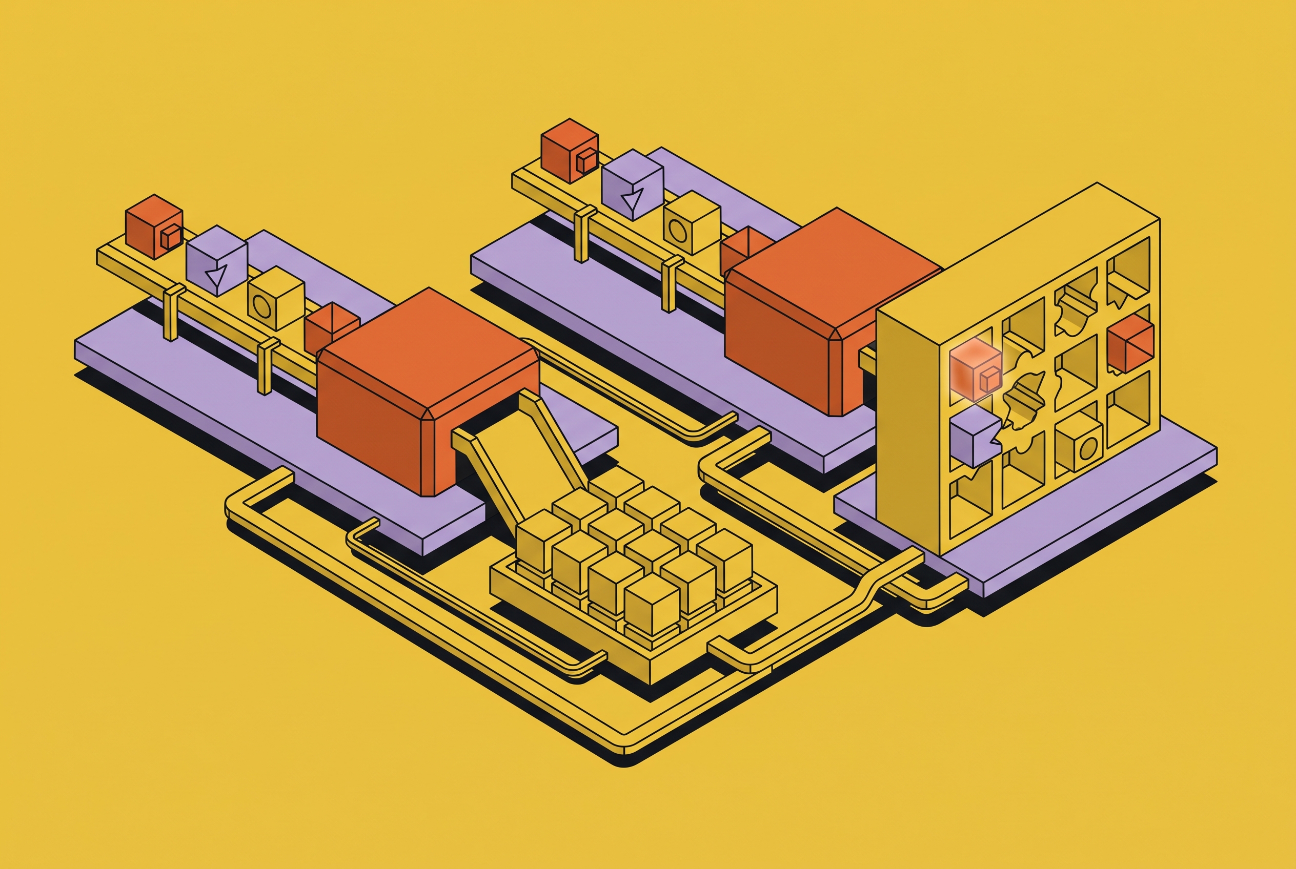 Cover illustration for “Fixed-Output Derivations vs Input-Addressed Derivations”