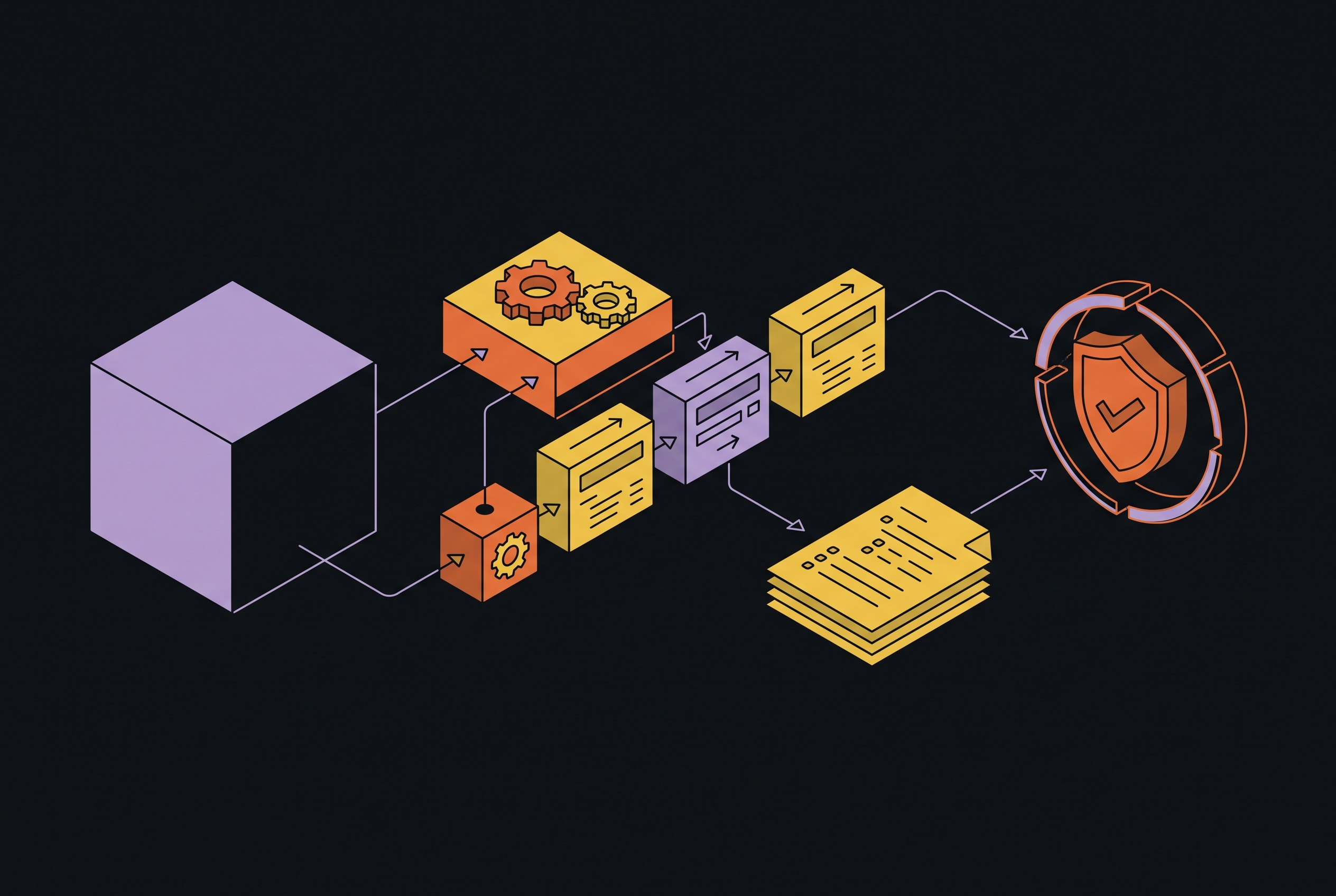 Cover illustration for “Automating SBOM Generation in GitHub Actions With Nix Flakes”