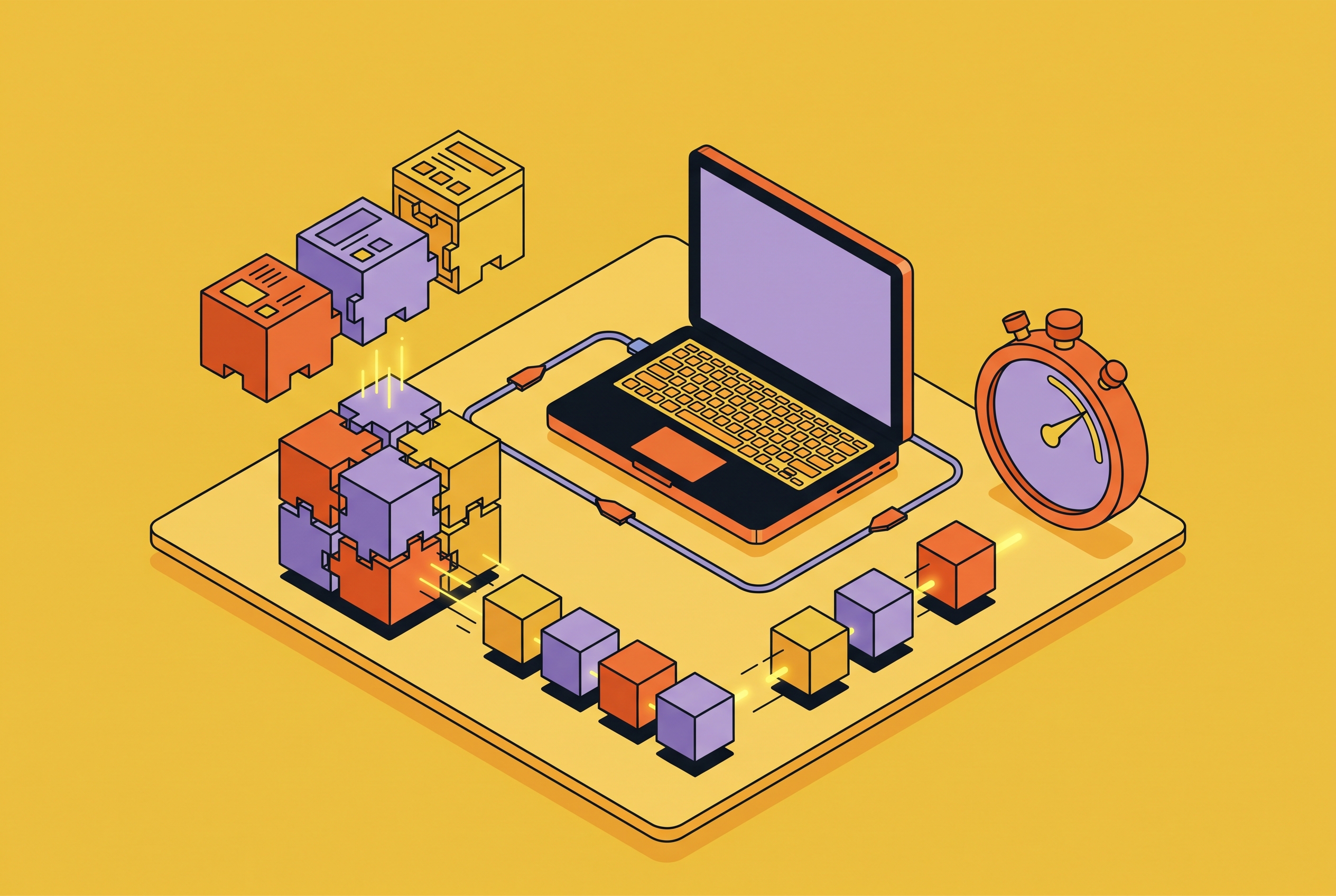 Cover illustration for “Nix-Based Developer Environment Onboarding Under Two Minutes”