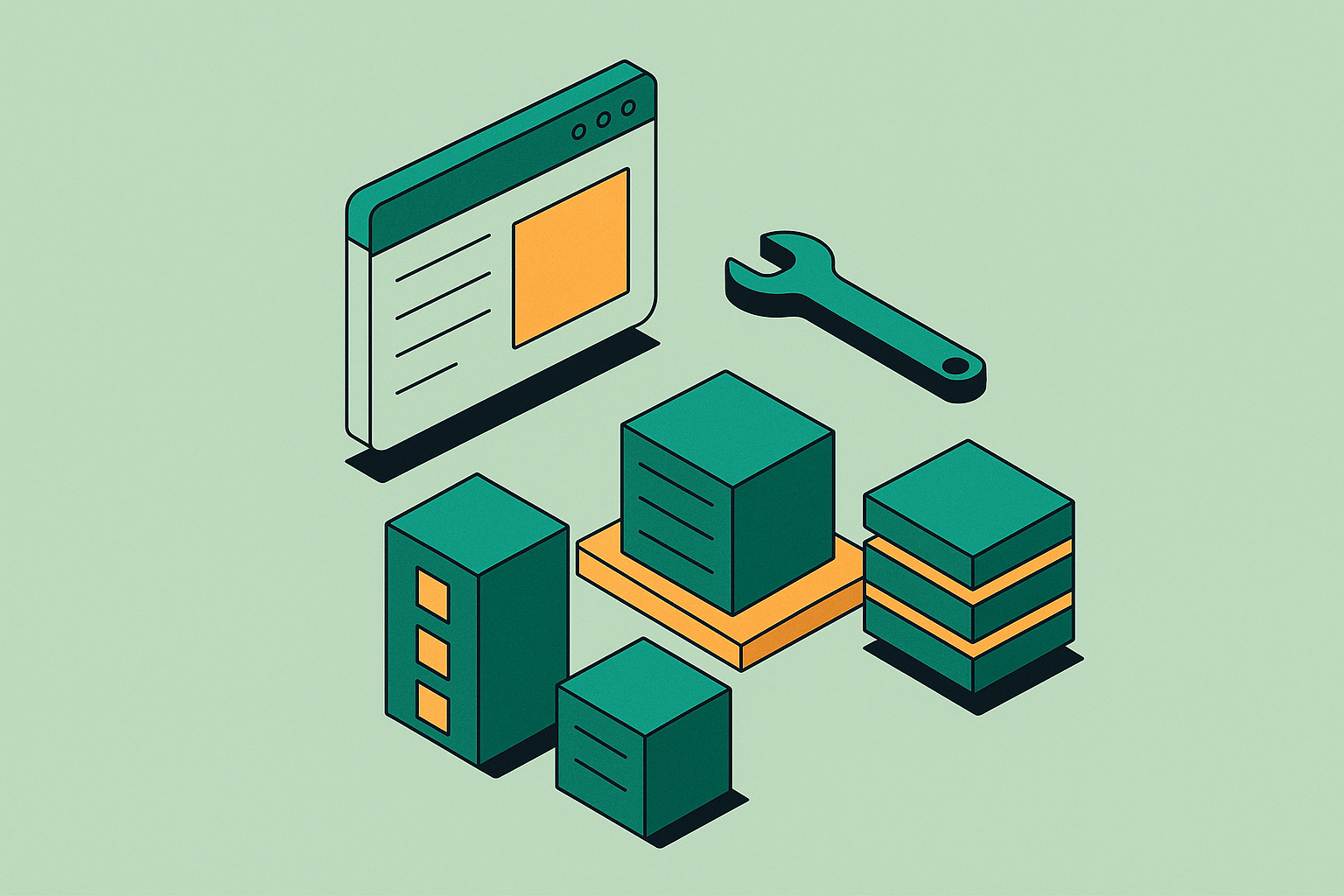 Cover illustration for “Multi-Architecture Toolchain Management for Platform Teams”