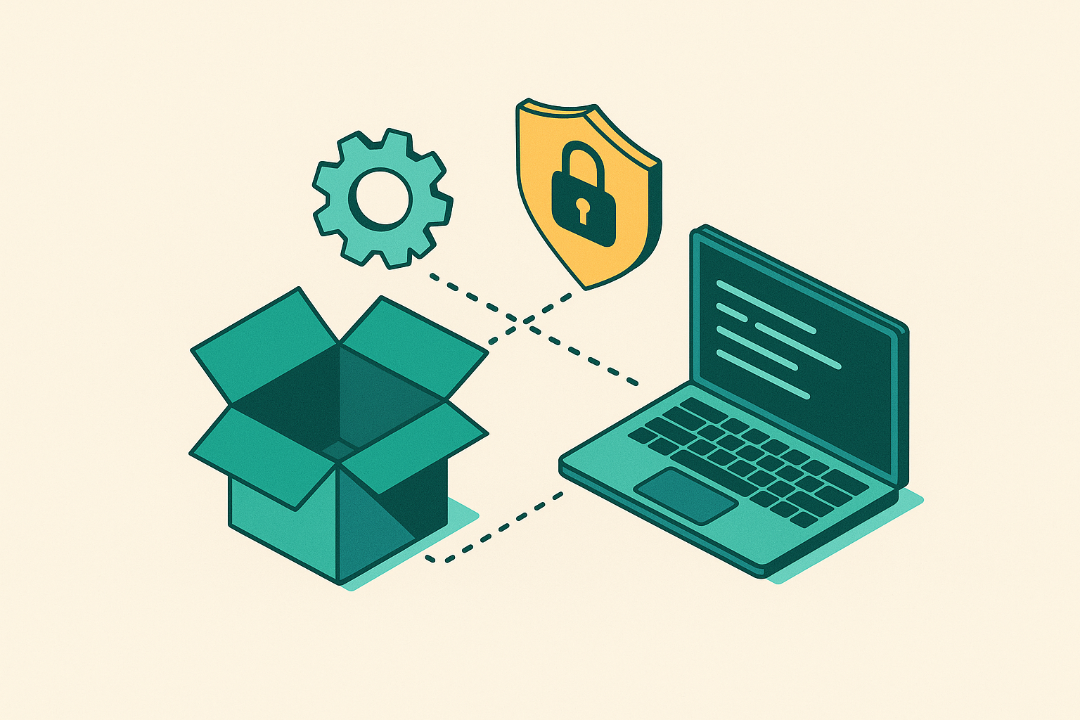 Cover illustration for “Software Supply Chain Security for Open Source Dependencies”