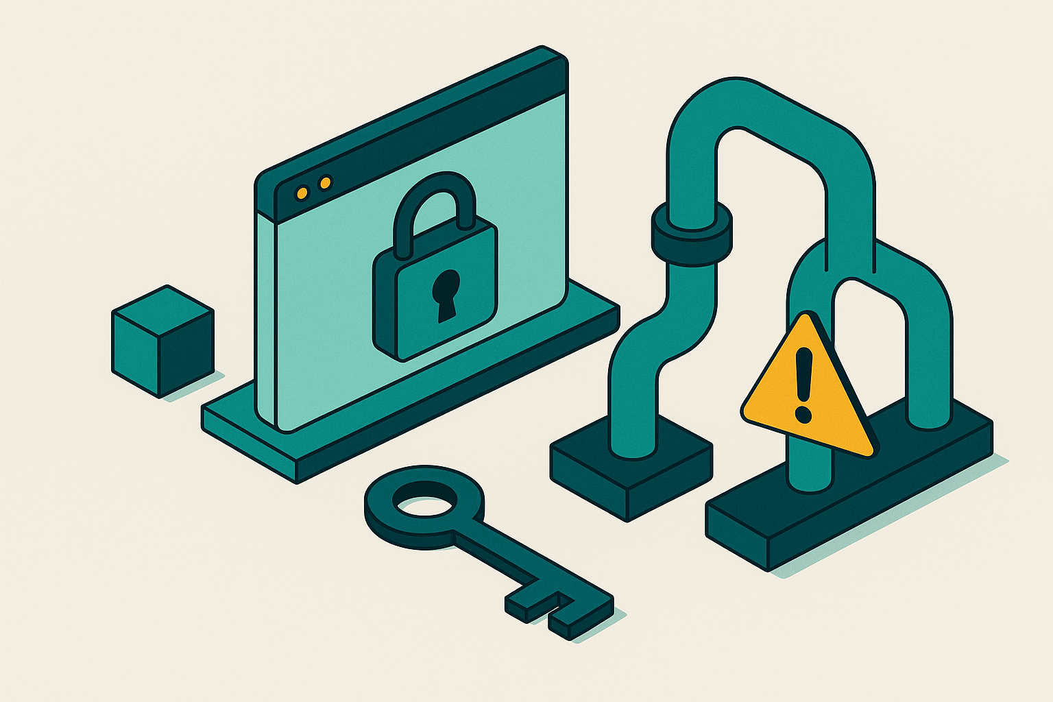 Cover illustration for “MCP Tool Security and Prompt Injection Risks in Agentic Pipelines”
