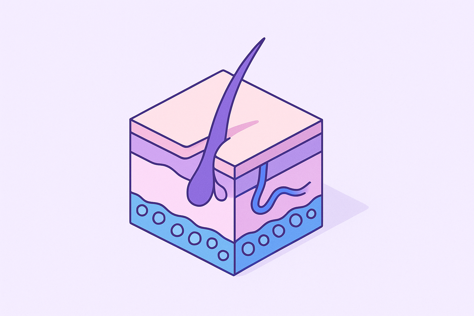 Cover illustration for “Hypodermis Function and Its Role in Skin Health”