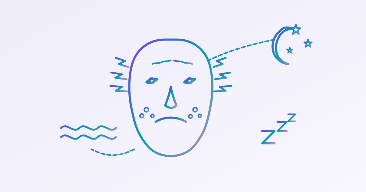 Cover illustration for “Stress and Sleep Effects on Personalized Skin Health”