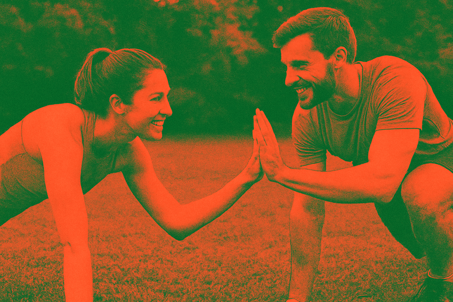Cover illustration for “How Habit Stacking Works for Couples Building Fitness Routines”