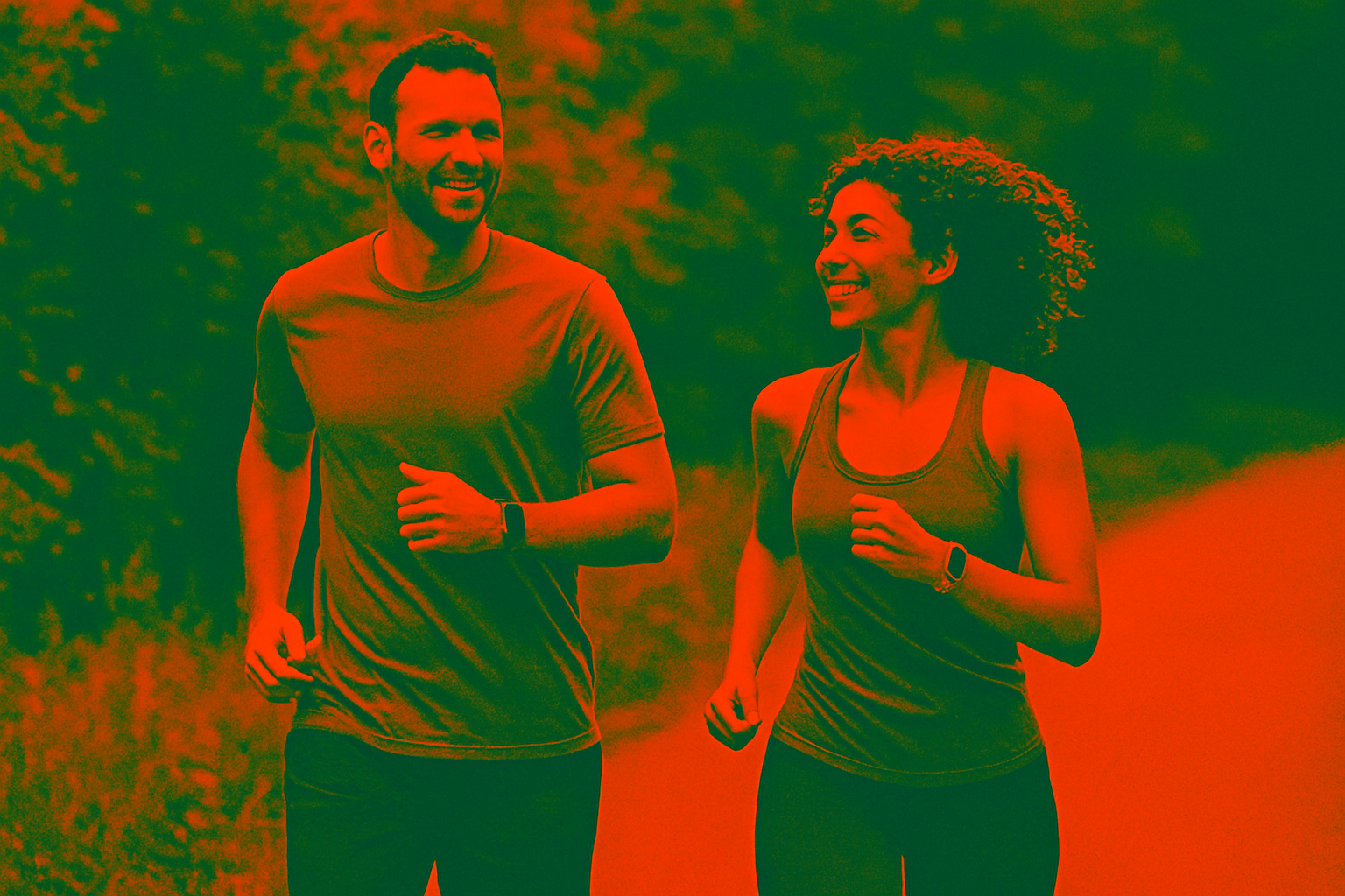 Cover illustration for “Fitbit Features for Couples and Friends Tracking Together”