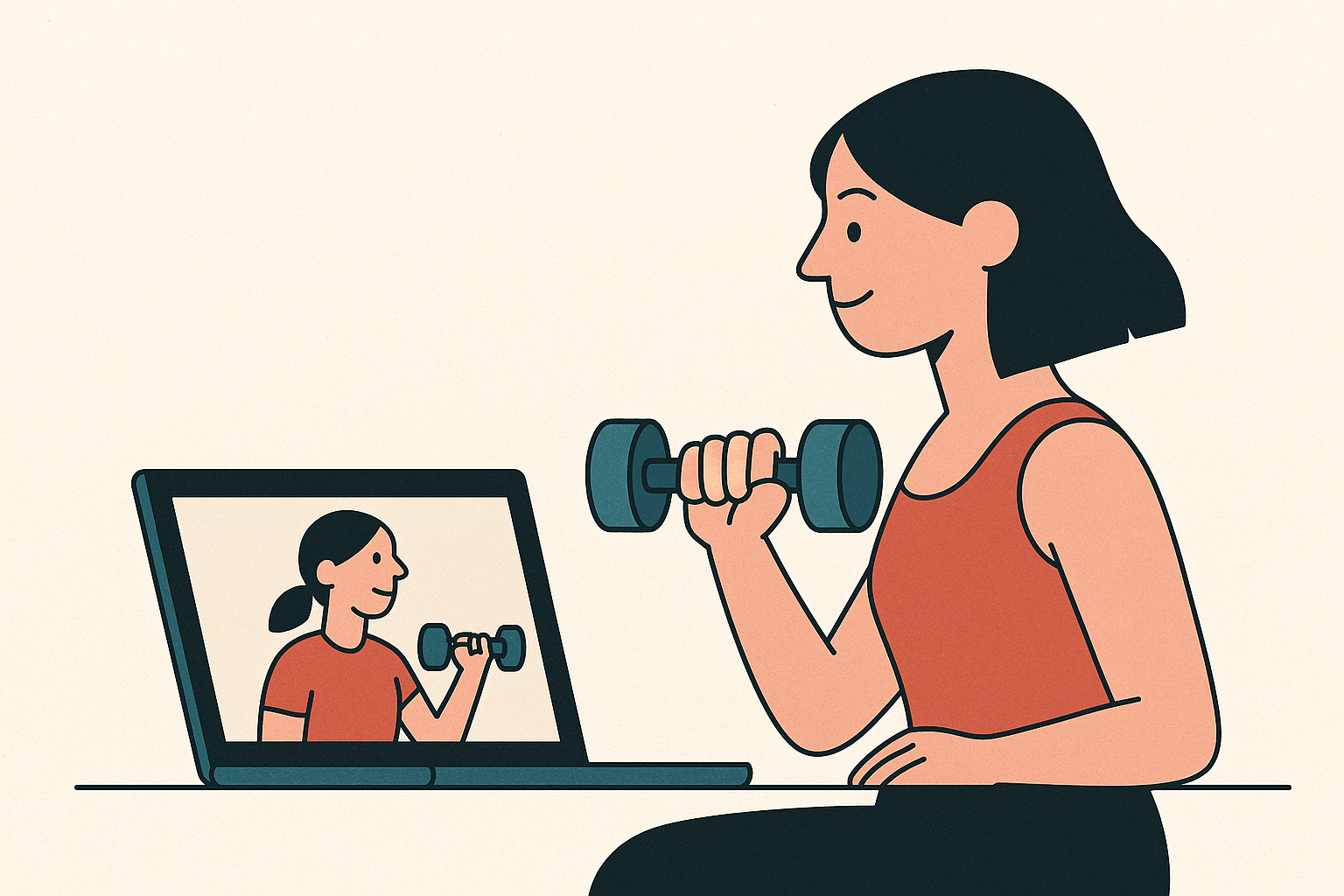 Cover illustration for “How to Find a Fitness Accountability Partner Online”