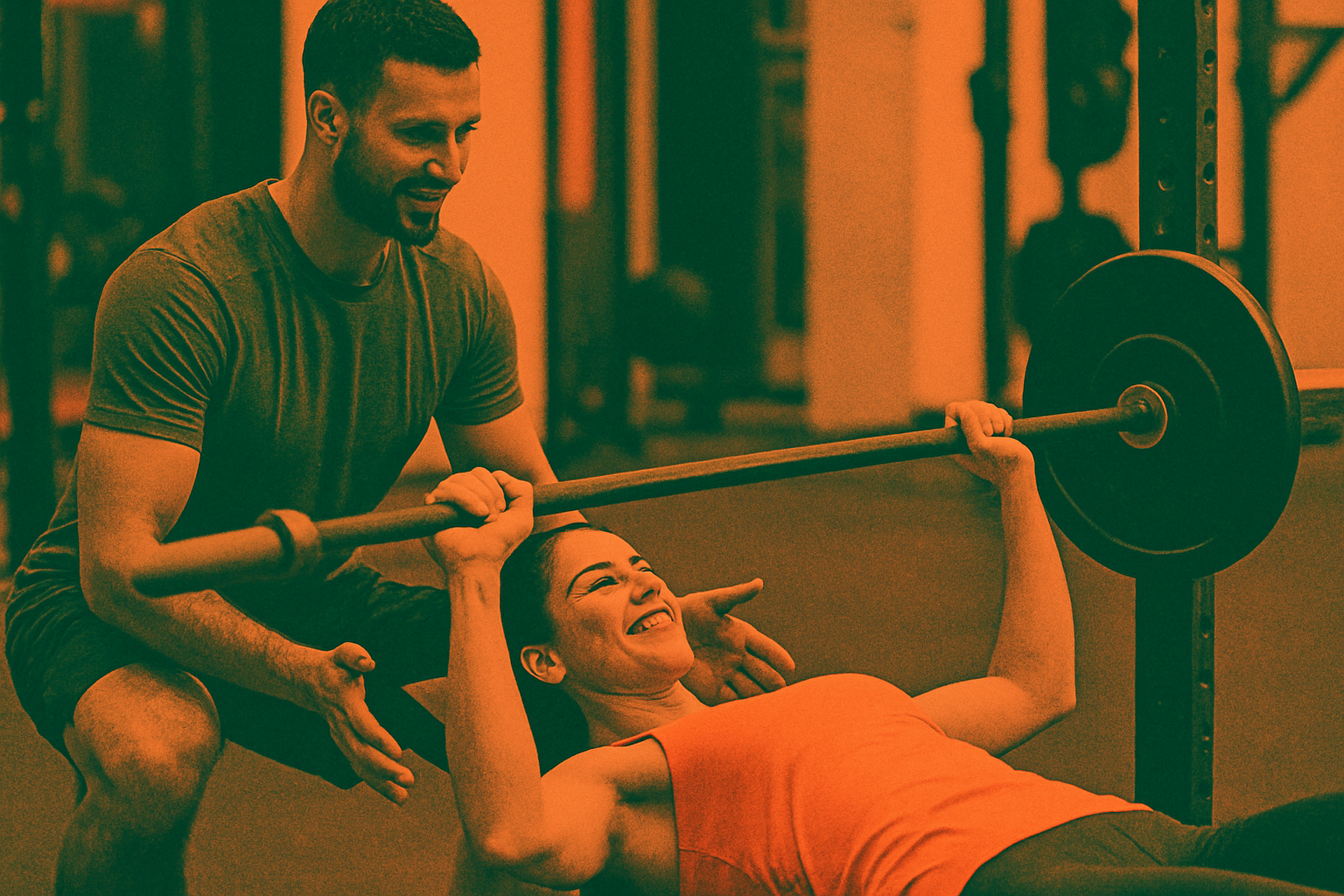 Cover illustration for “Strength Training Programs for Couples at Different Fitness Levels”