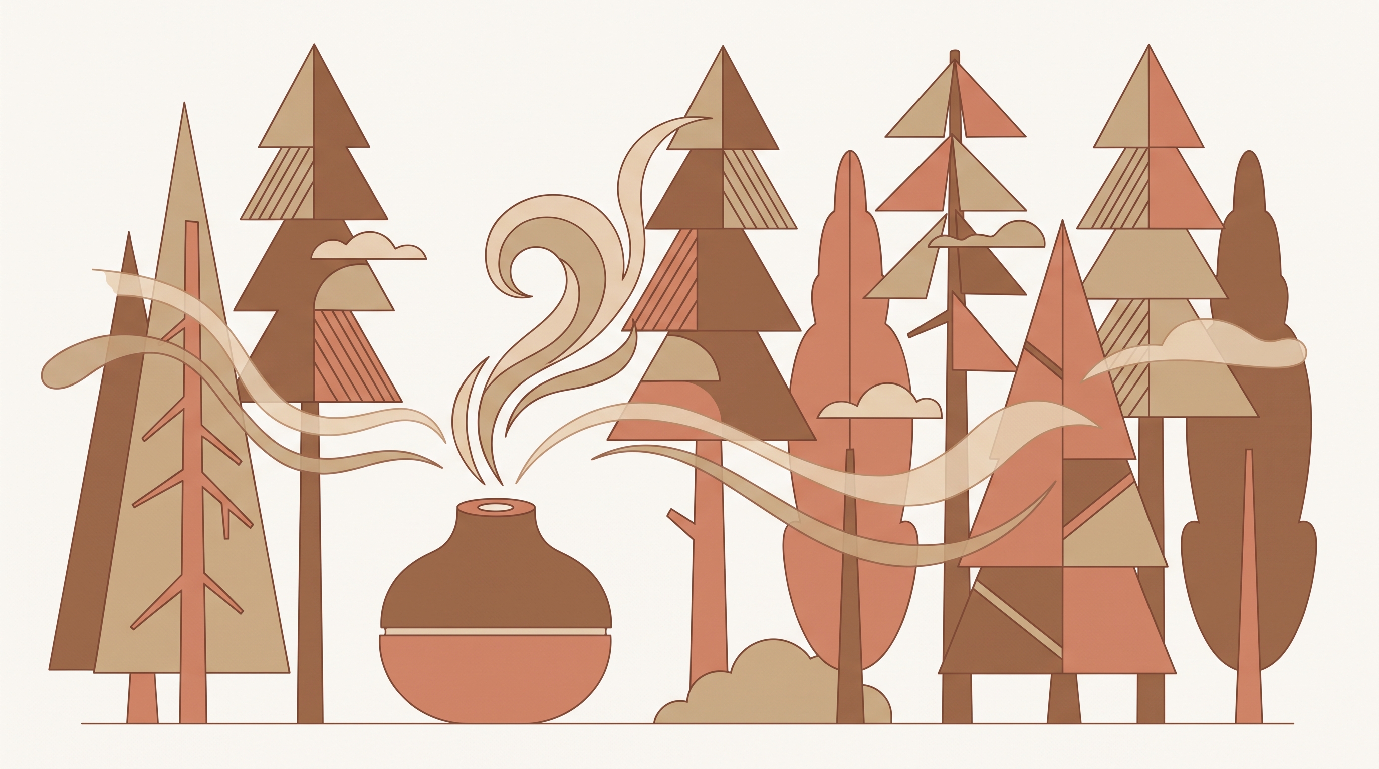 Cover illustration for “Recreating Japanese Forest Bathing Scents at Home”
