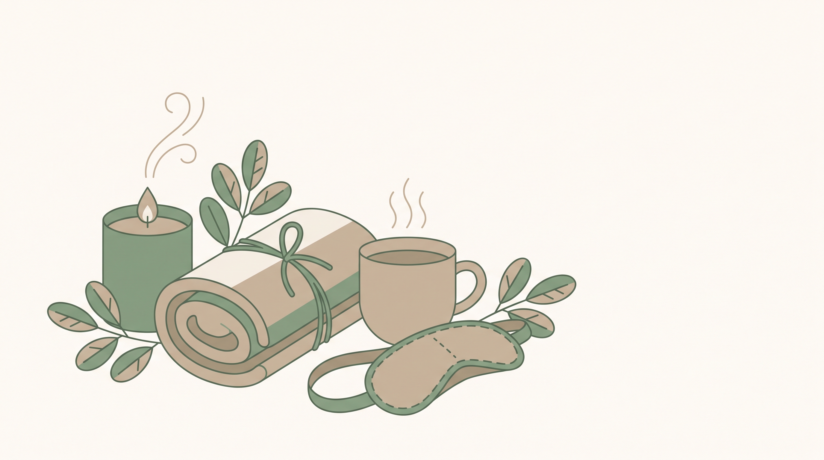 Cover illustration for “Gifts for Relaxation and Stress Relief Under Fifty Dollars”