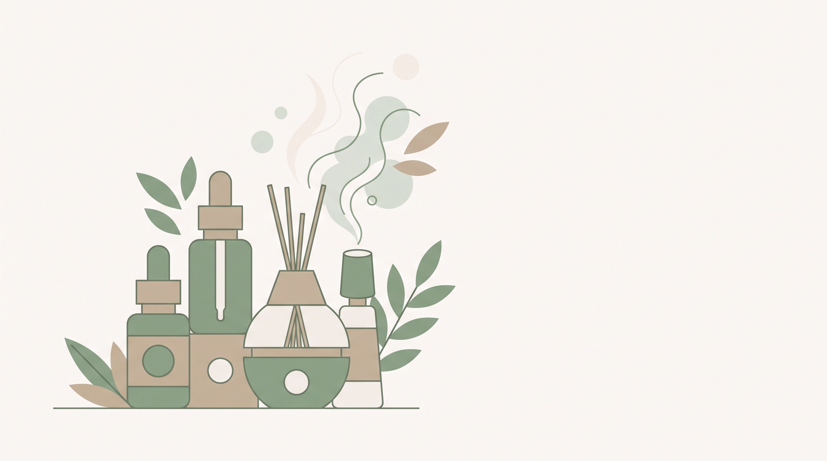 Cover illustration for “Aromatherapy Oils and Diffusers for Daily Stress Management”