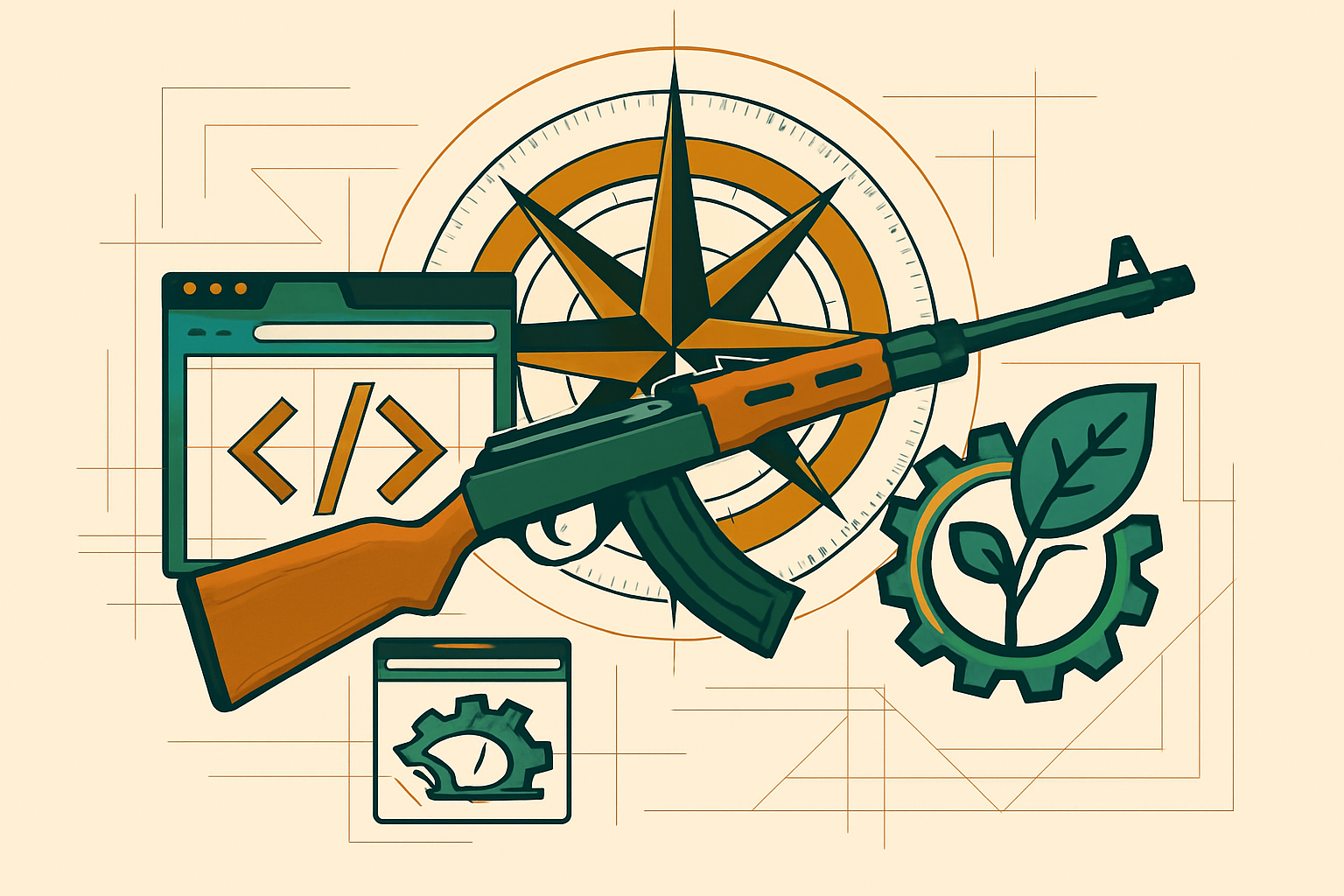 Cover illustration for “Firearms Marketing Strategy for Independent Dealers”