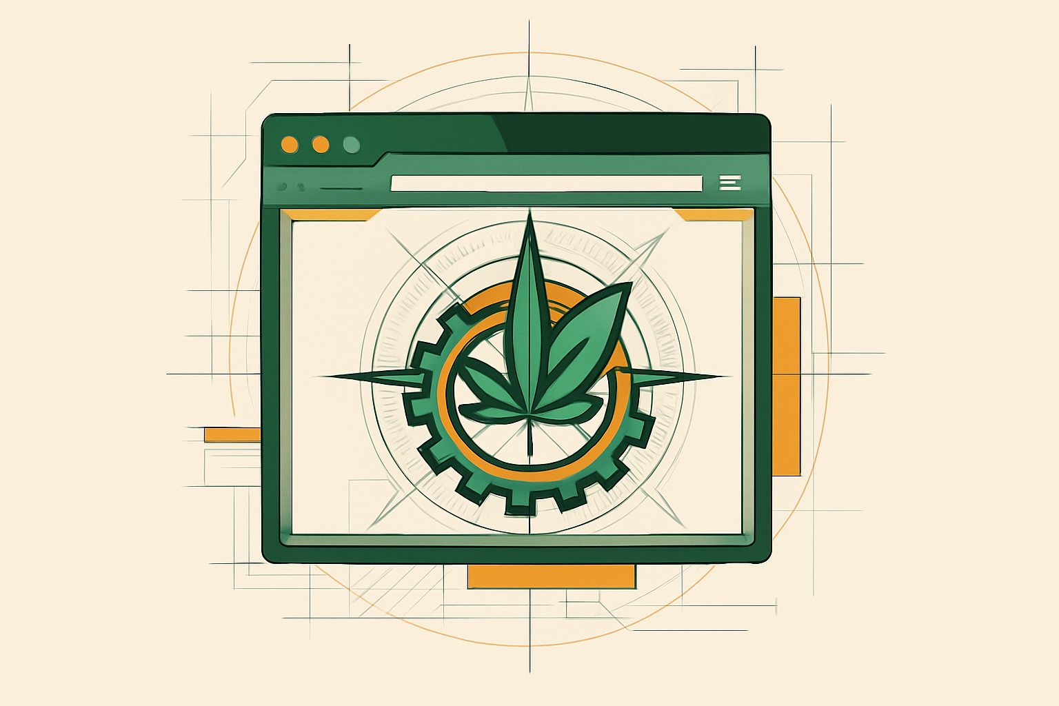 Cover illustration for “CBD Brand Website Design for Compliance and Conversion”