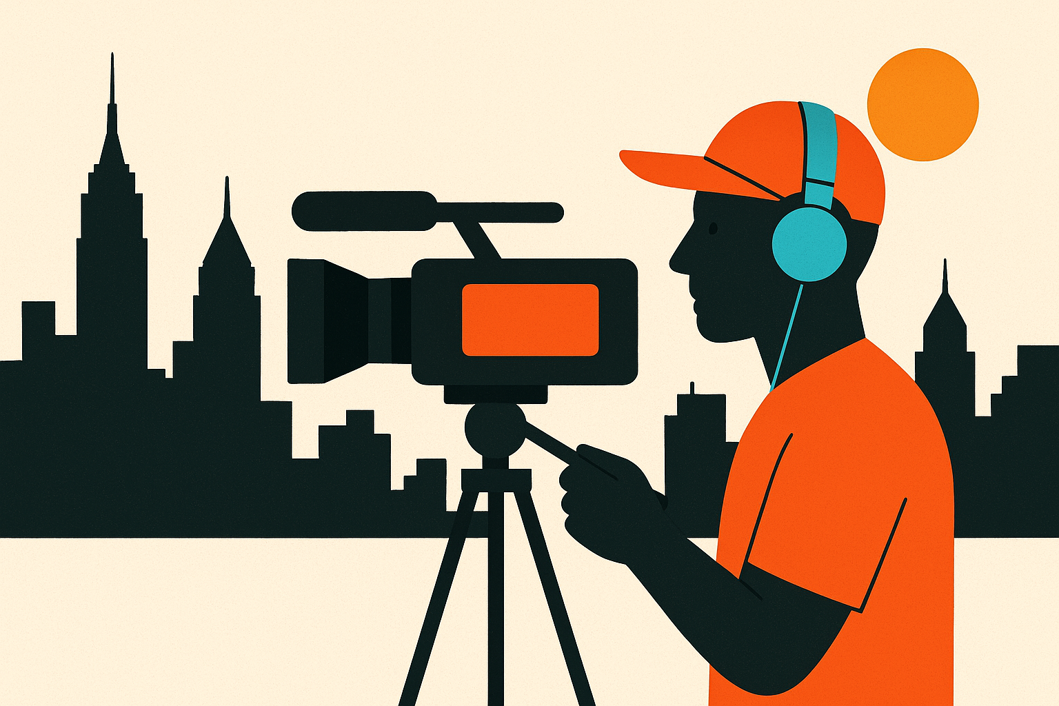 Cover illustration for “Video Production Studio Rates in New York City”